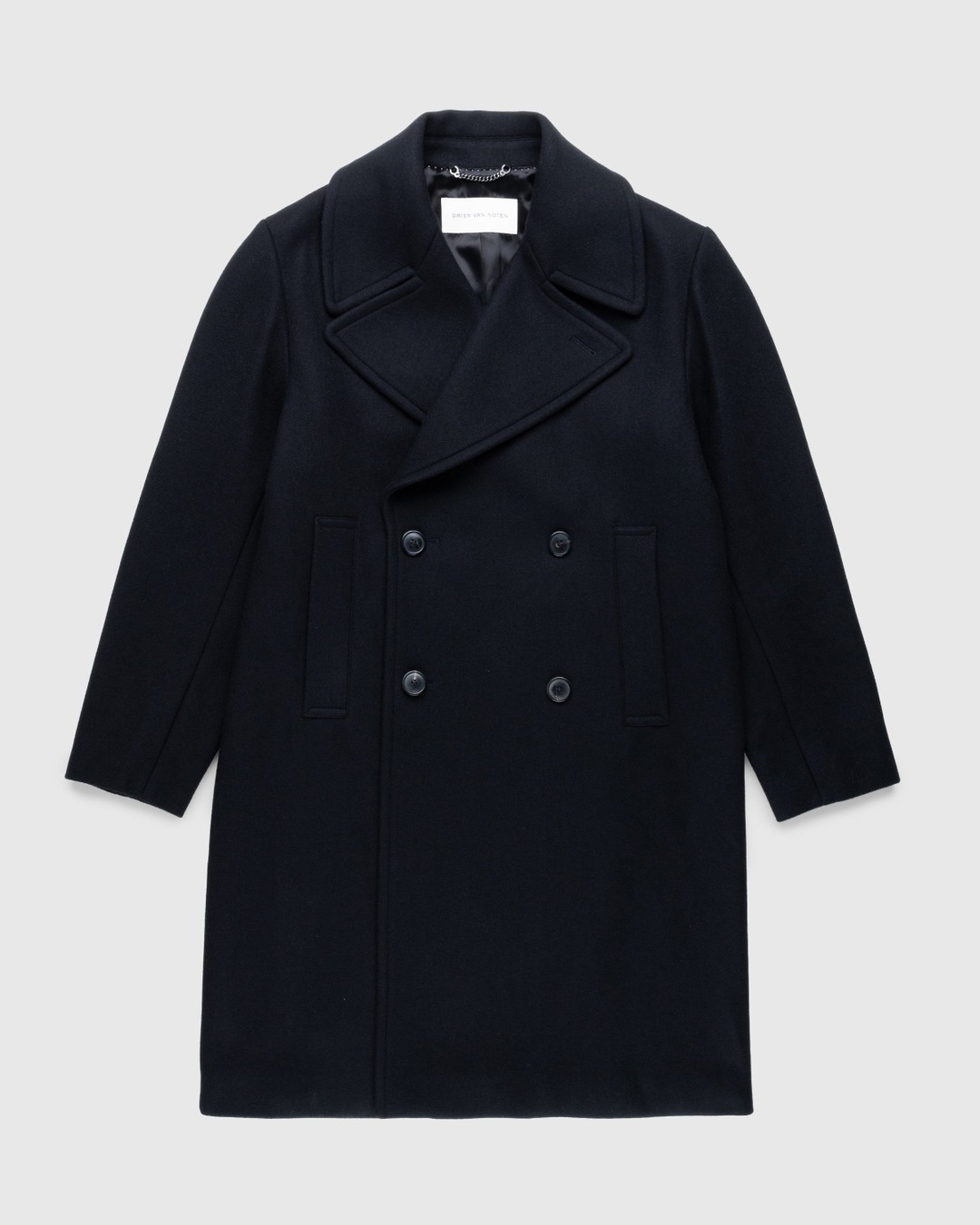 Dries van Noten – Raven Coat Black - Outerwear - Black - Image 1