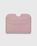 Acne Studios – Leather Card Case Powder Pink - Wallets - Pink - Image 1