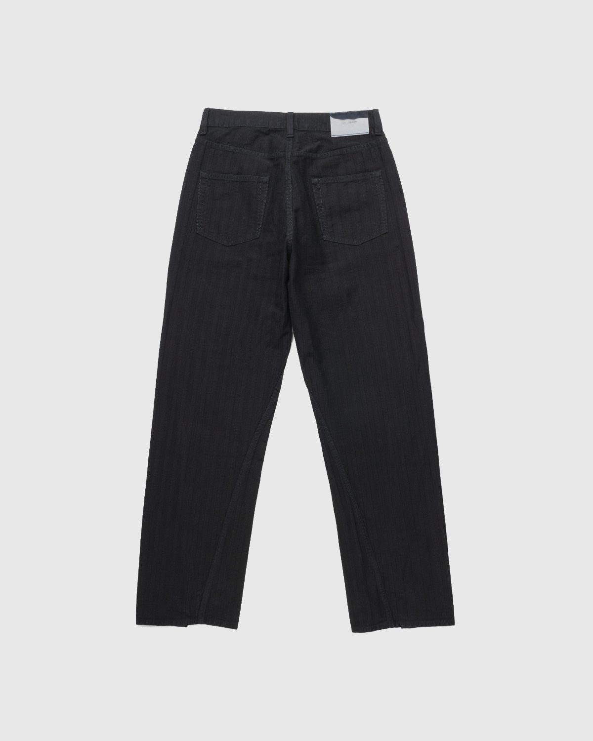 Our Legacy – Sabot Cut Overdyed HBT Stripe Black