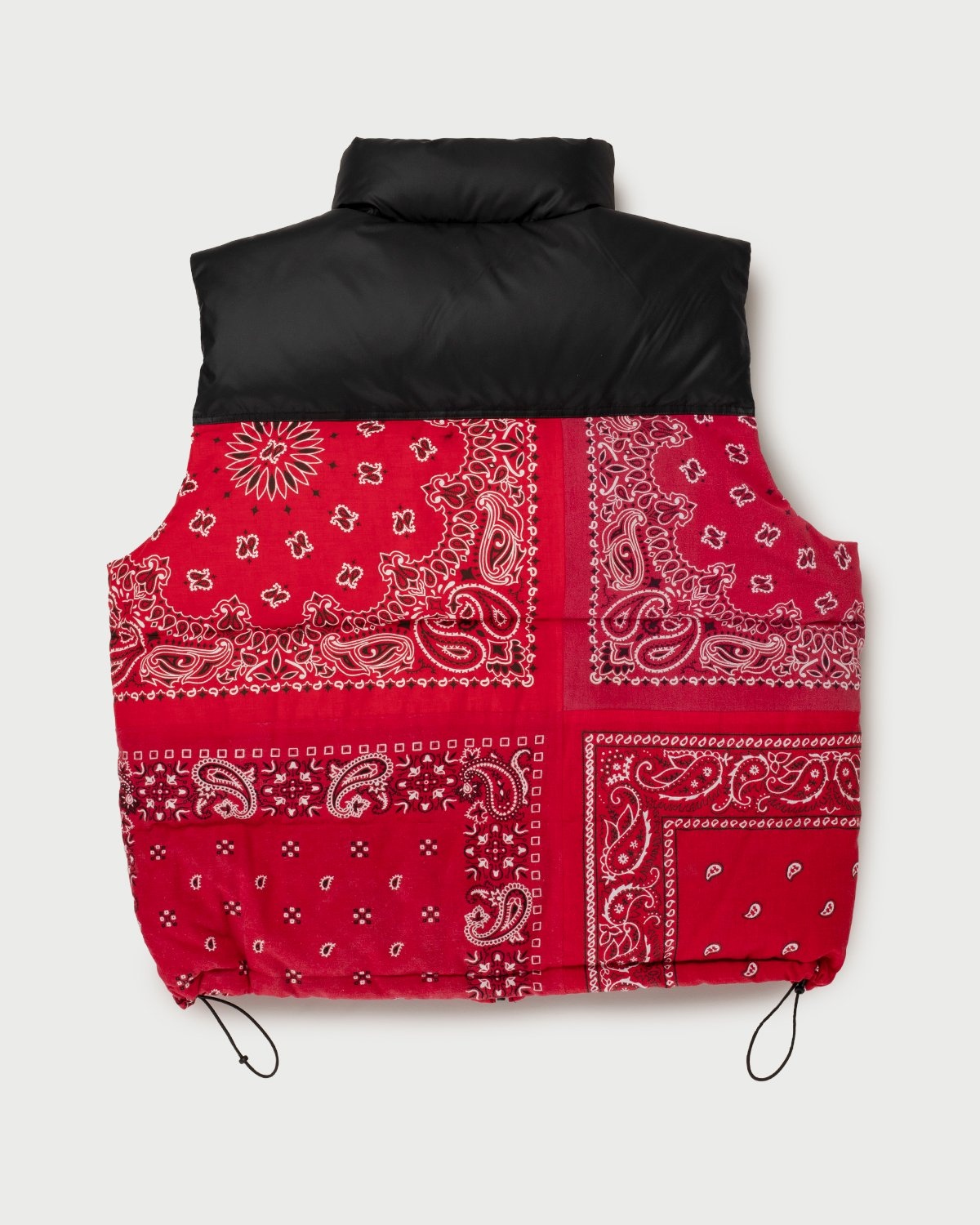 Miyagihidetaka – Bandana Vest Red - Outerwear - Red - Image 3