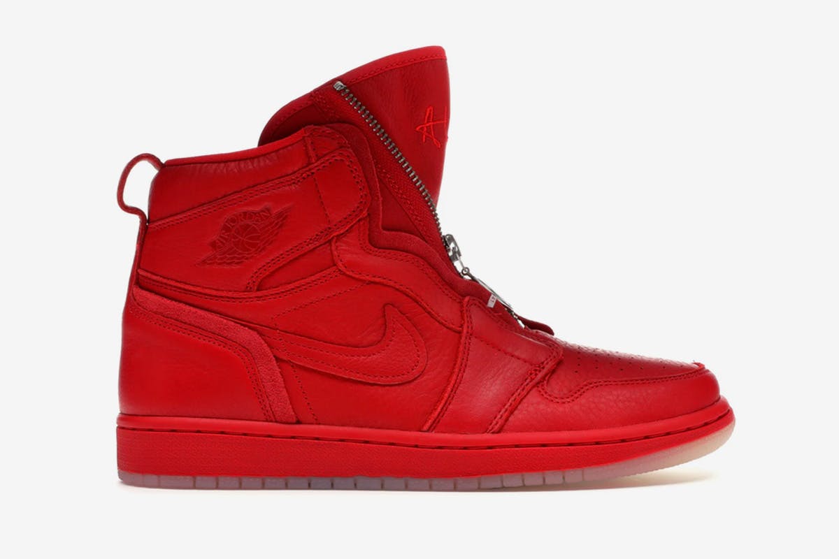 all red air jordan 1s