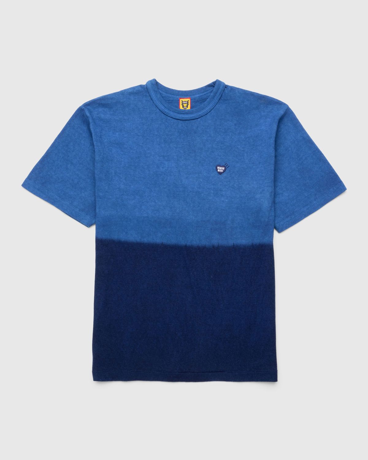 Human Made – Ningen-sei Indigo Dyed T-Shirt #2 Blue - Tops - Blue - Image 1