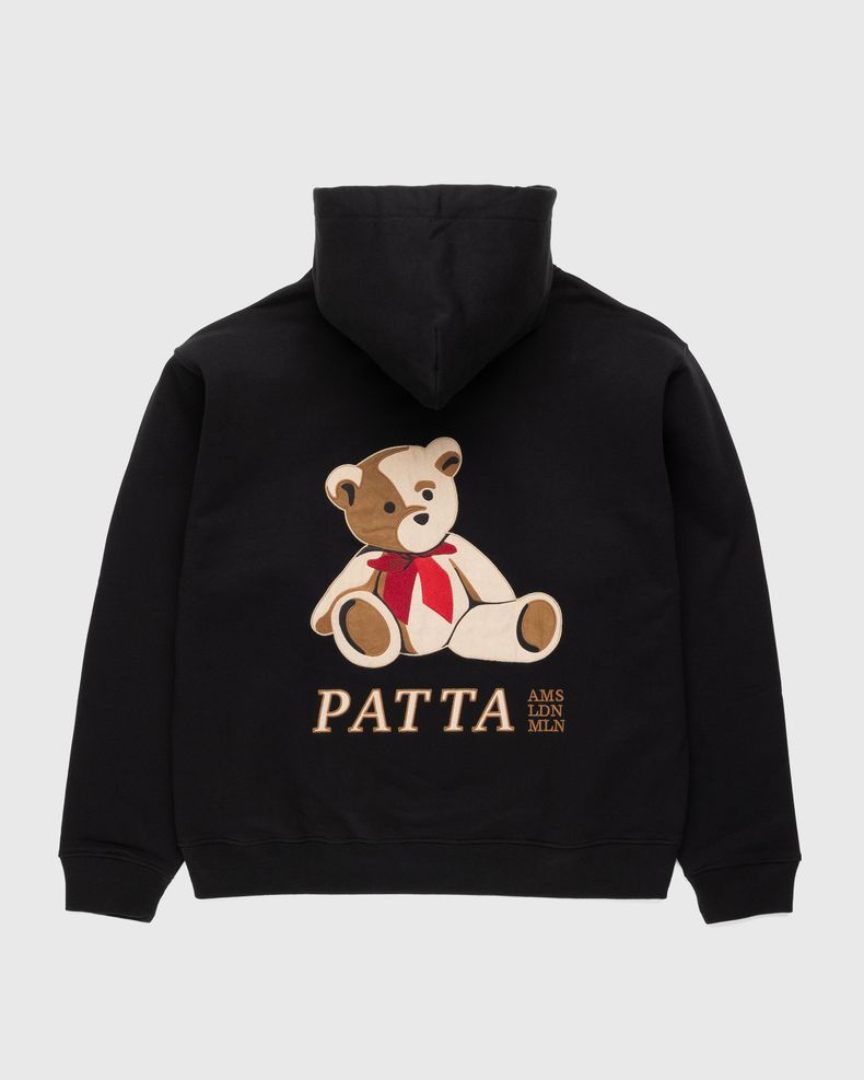 Patta – Teddy Bear Hoodie Black
