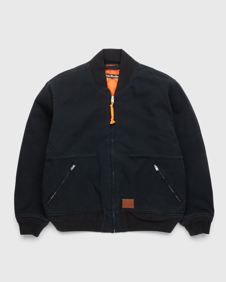 Acne Studios – Organic Cotton Bomber Jacket Black
