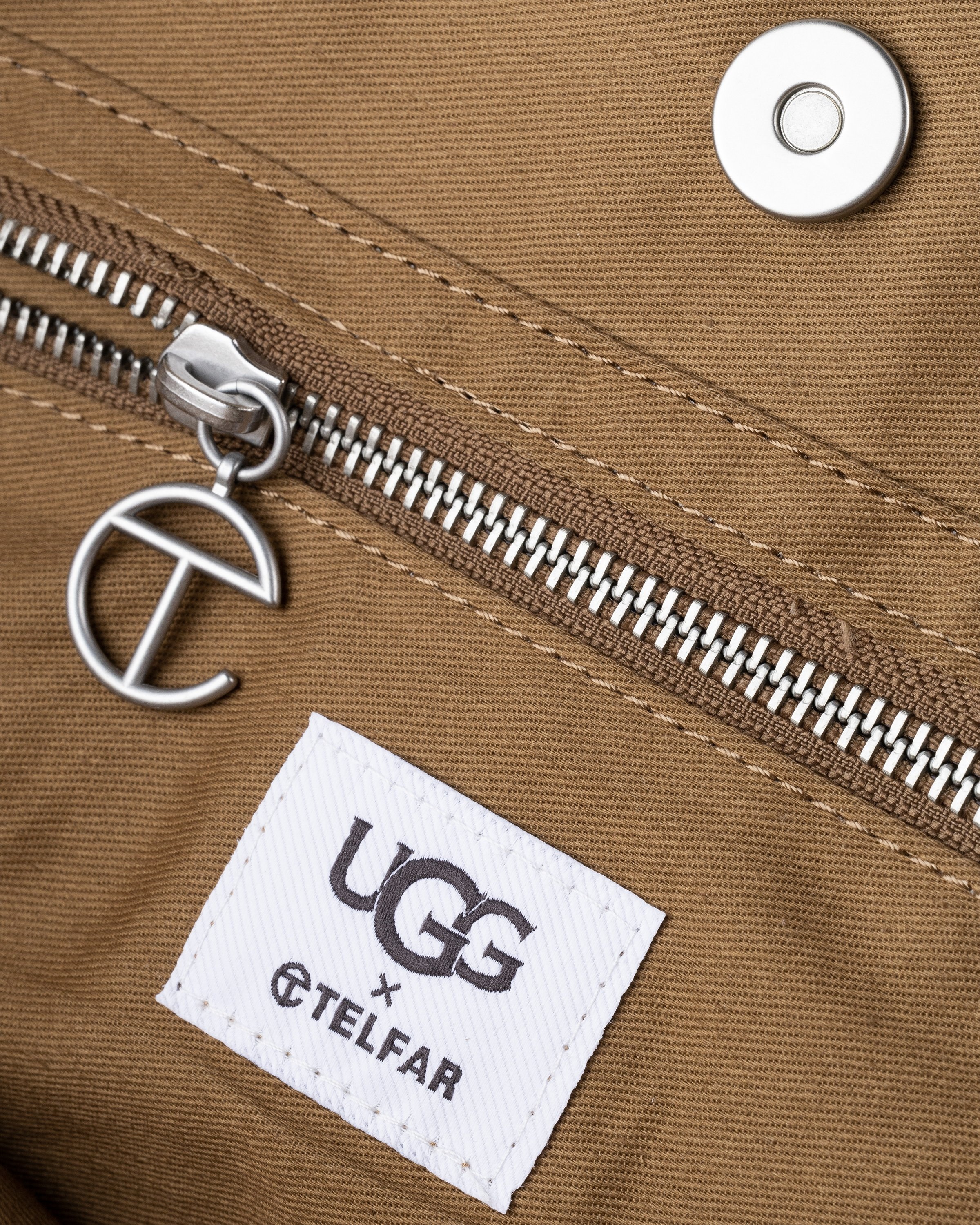 Ugg x Telfar – Suede Large Shopper Chestnut - Bags - Brown - Image 7