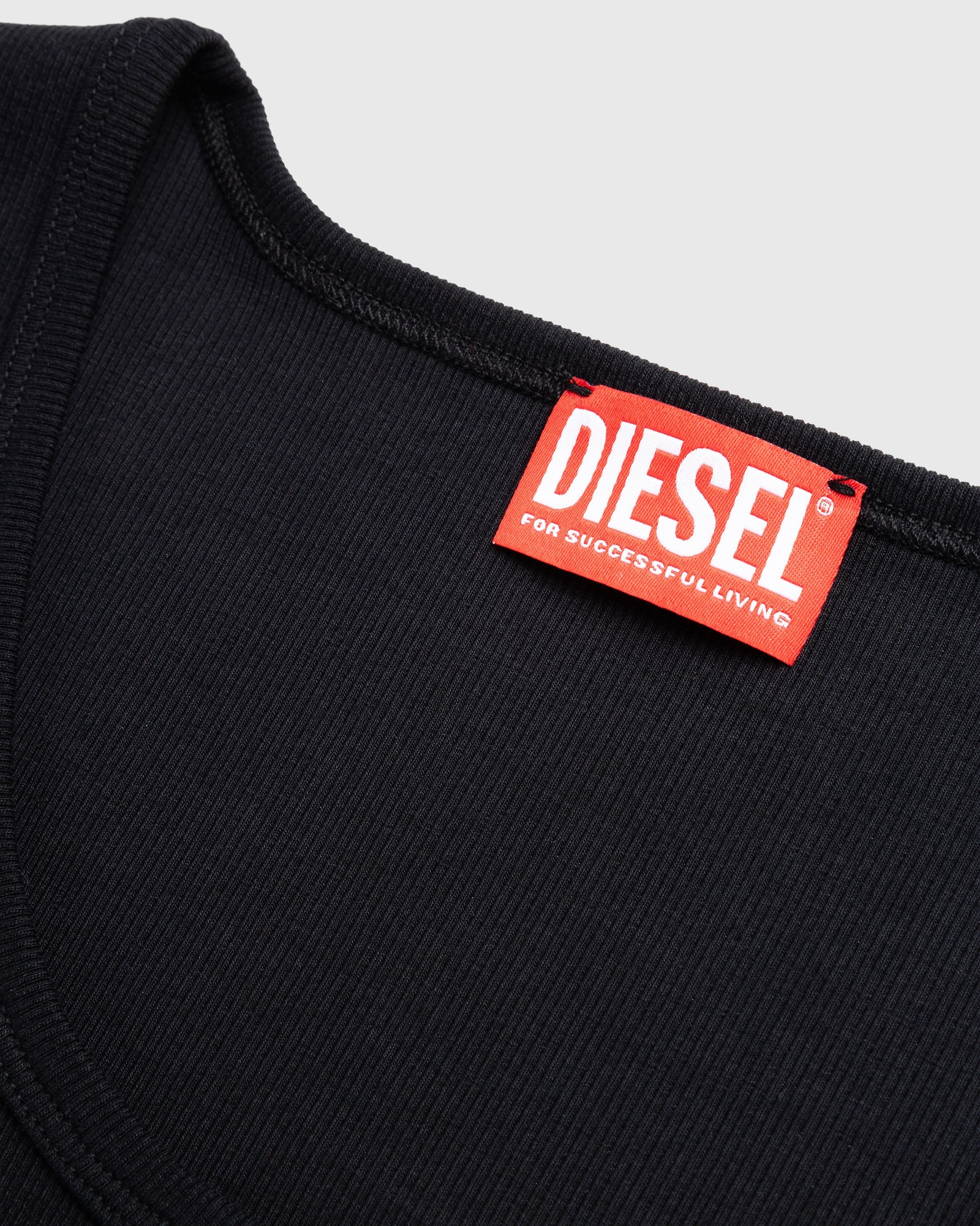 Diesel Women's De Misy Cotton and Lyocell Tank Top Black