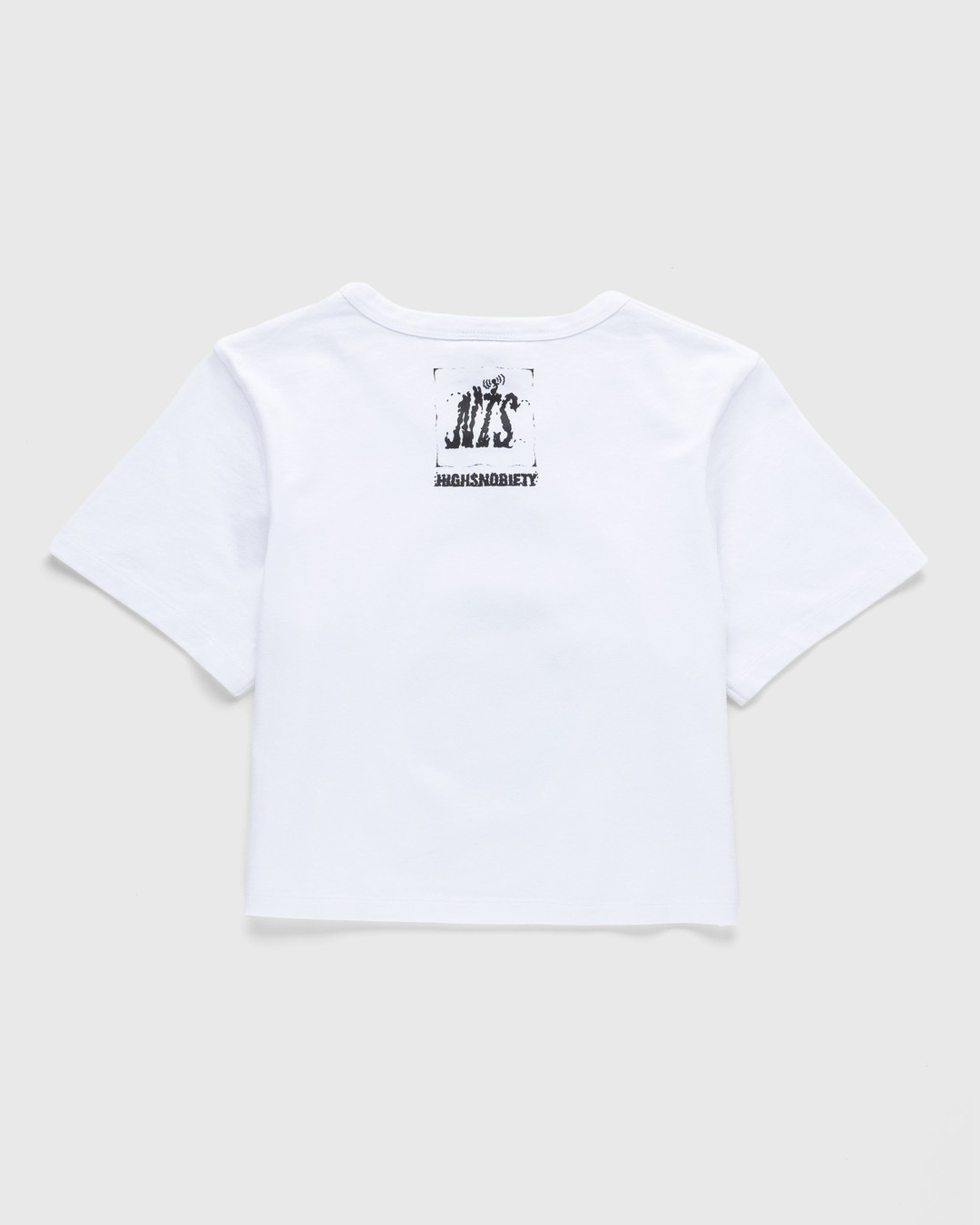 NTS x Highsnobiety – Apple Baby Tee White  - Tops - White - Image 2