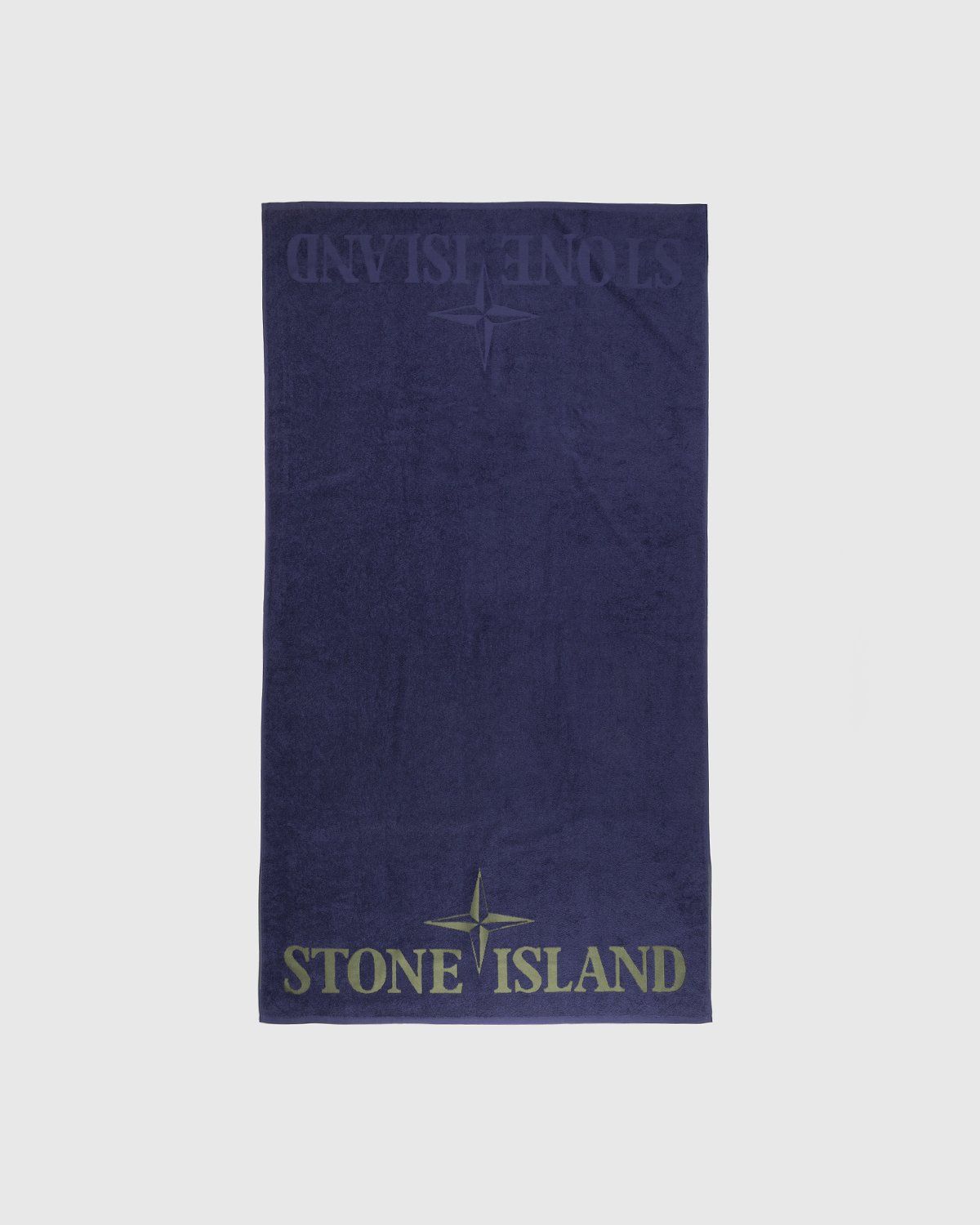Stone Island – 93366 Cotton Terry Beach Towel Royal - Image 1