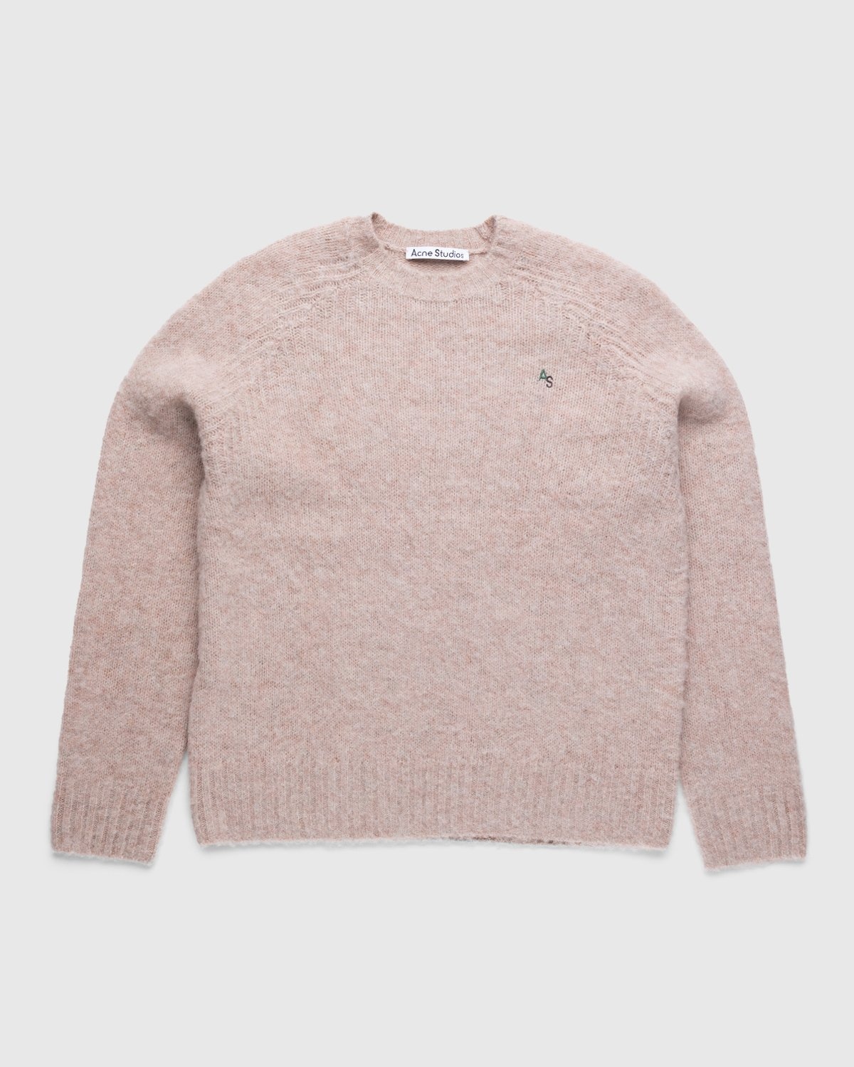 Acne Studios – Knit Sweater Pastel Pink - Knitwear - Pink - Image 1