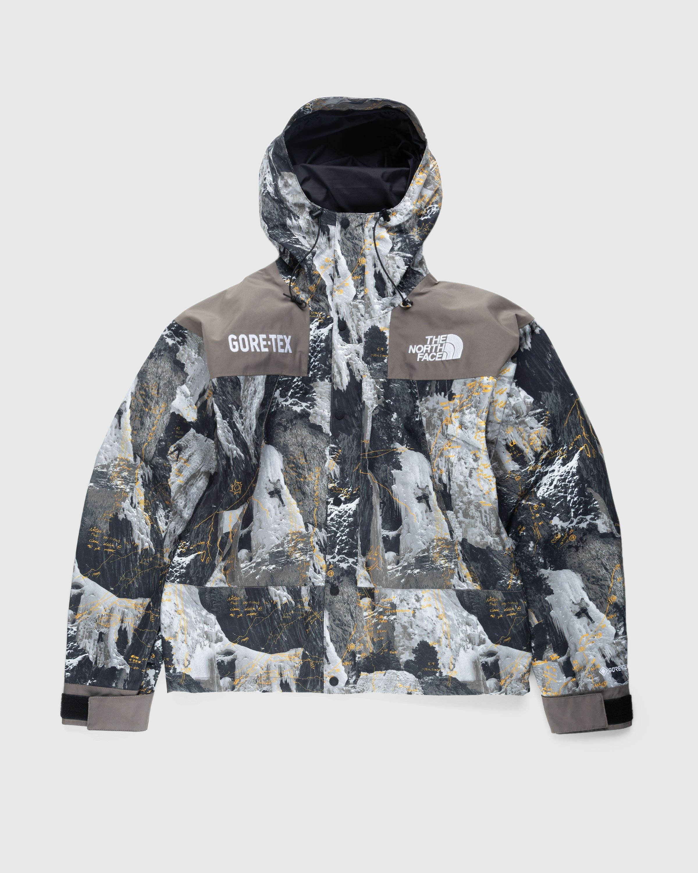 The North Face – GORE-TEX Mountain Jacket Falcon Brown Conrads Notes Print - Outerwear - Multi - Image 1