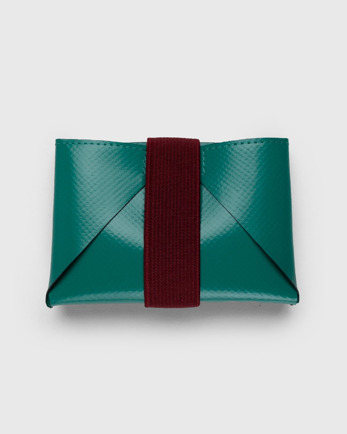Marni – Origami Card Holder Black/Green - Wallets - Black - Image 2