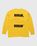Highsnobiety – Keith Haring Longsleeve Yellow - Longsleeves - Yellow - Image 1