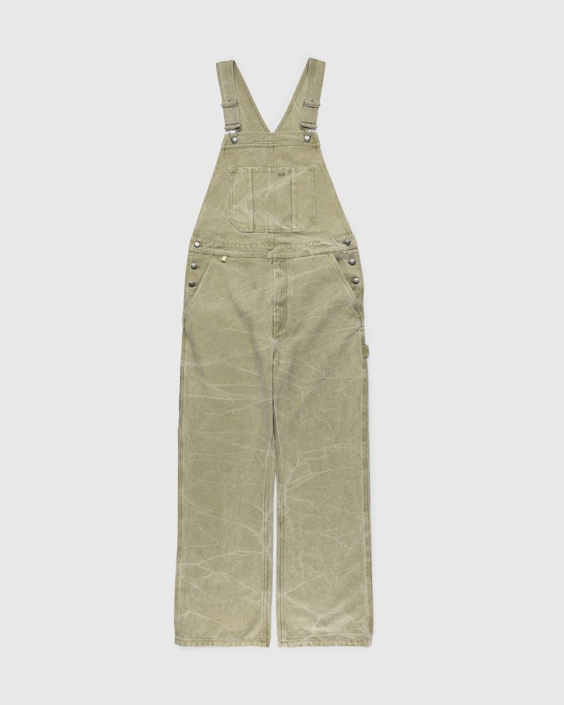 Acne Studios – Canvas Dungarees Khaki Beige