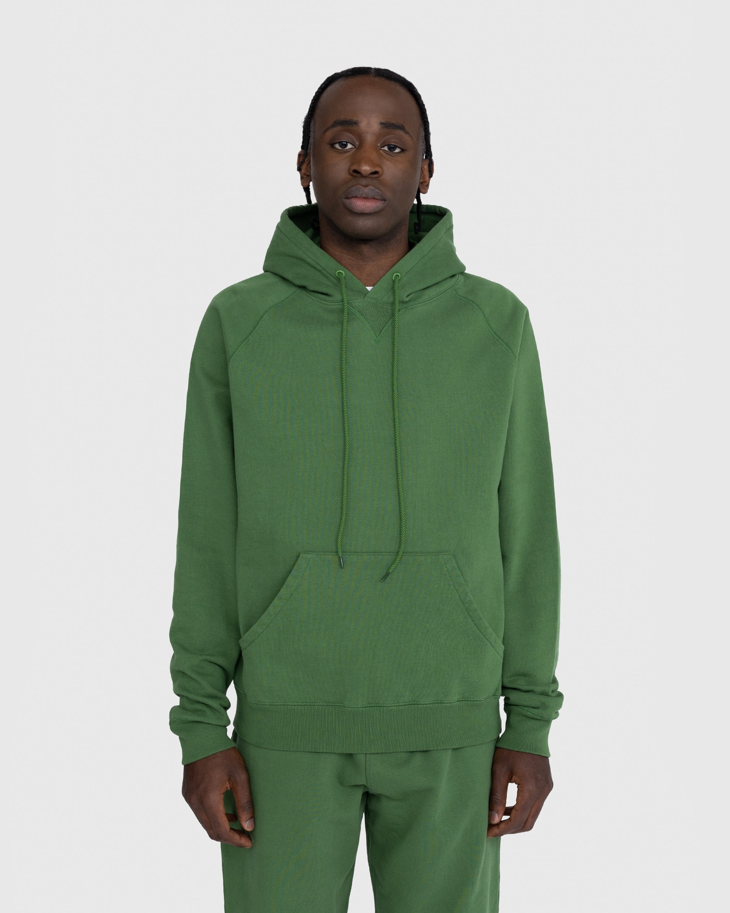 Green fleece hoodie store