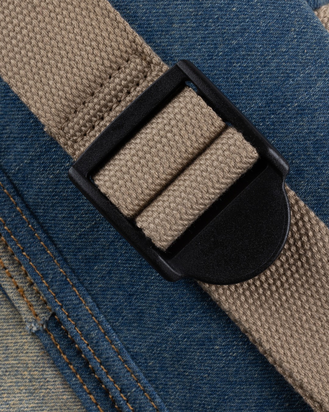 Acne Studios – Mini Messenger Bag Light Blue/Beige - Bags - Multi - Image 4