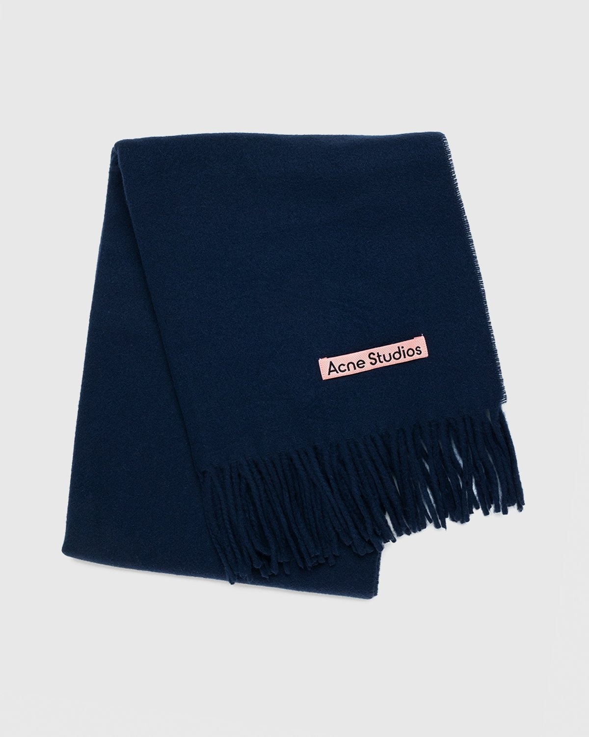 Acne Studios – Canada Narrow Scarf Navy Blue - Scarves - Blue - Image 1