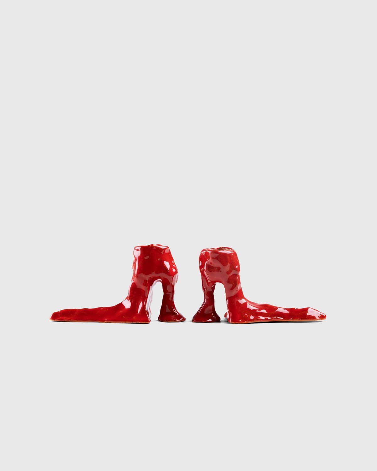 Laura Welker – Hot Legs Candleholders Red - Candles - Red - Image 1