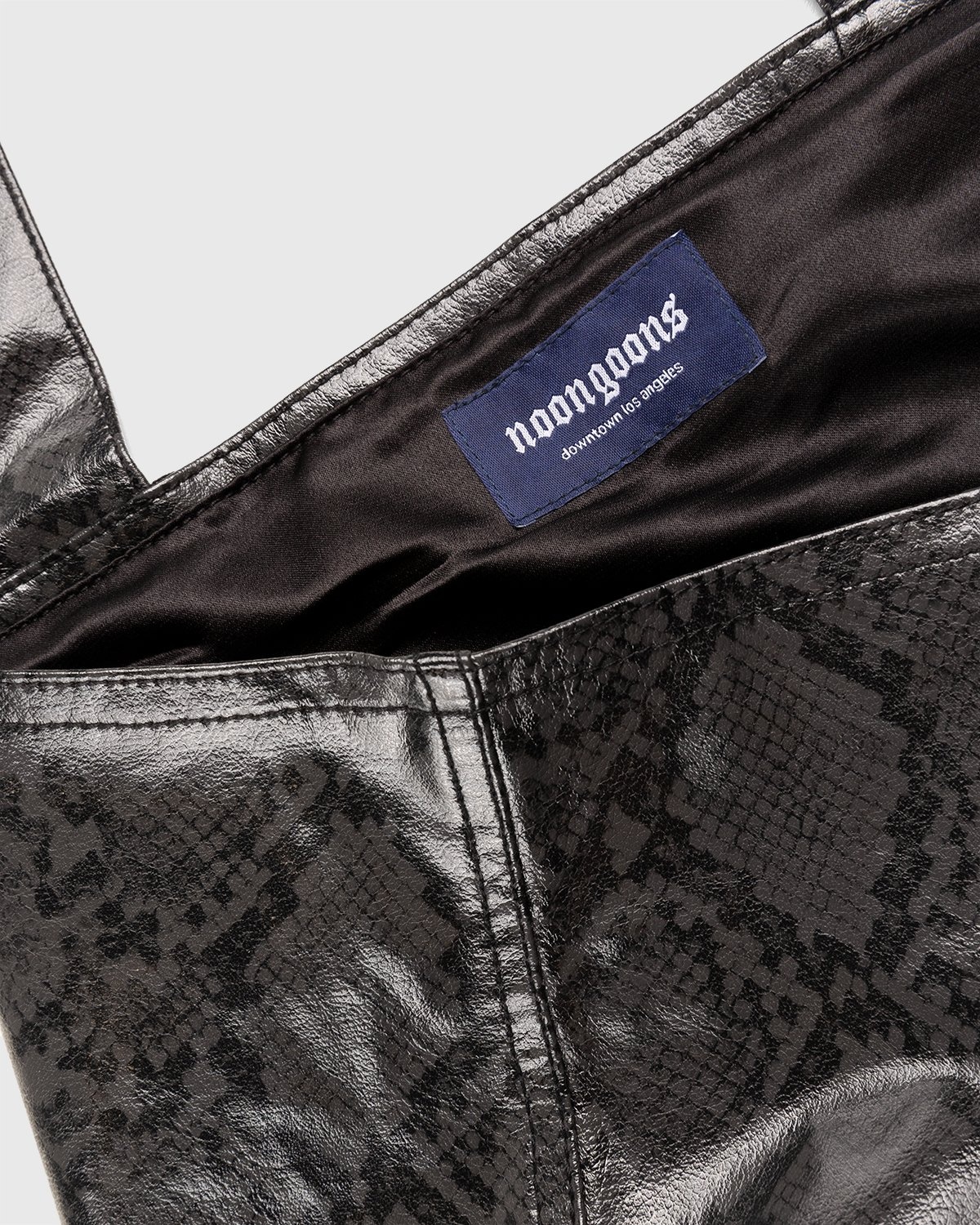 Noon Goons – Mojave Snakeskin Bag Black - Bags - Black - Image 5