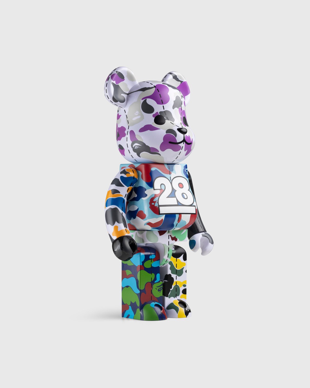 Medicom – Be@rbrick BAPE Camo 28th Anniversary 400% Multi #1 - Toys - Multi - Image 3