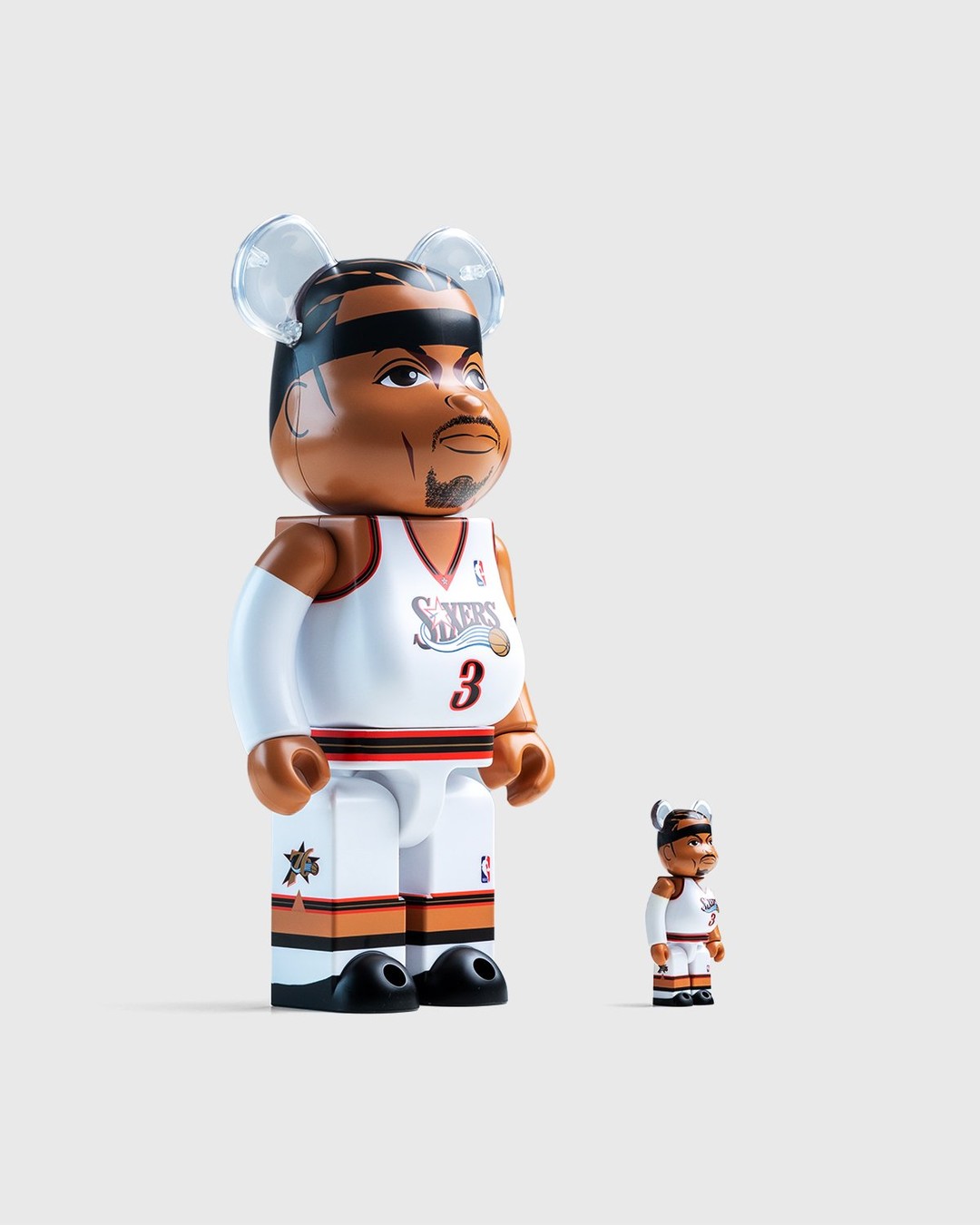 Medicom – Be@rbrick Allen Iverson Philadelphia 76ers 100% and 400% Set - Art & Collectibles - Multi - Image 3