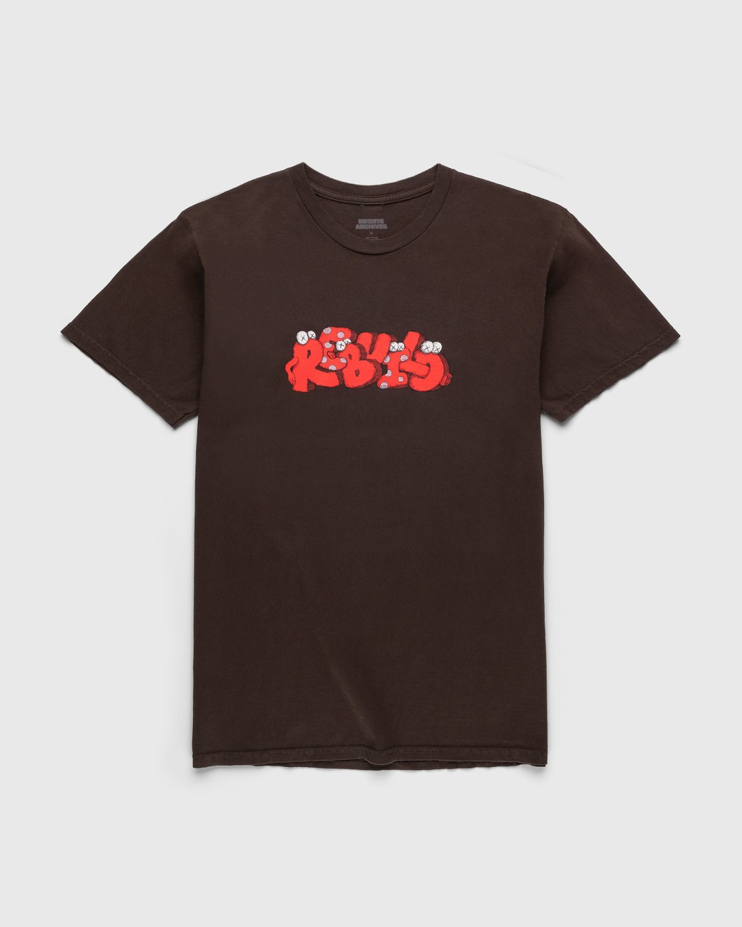 Infinite Archives x KAWS x Rebuild Foundation – Rebuild T-Shirt Brown - T-shirts - Brown - Image 1