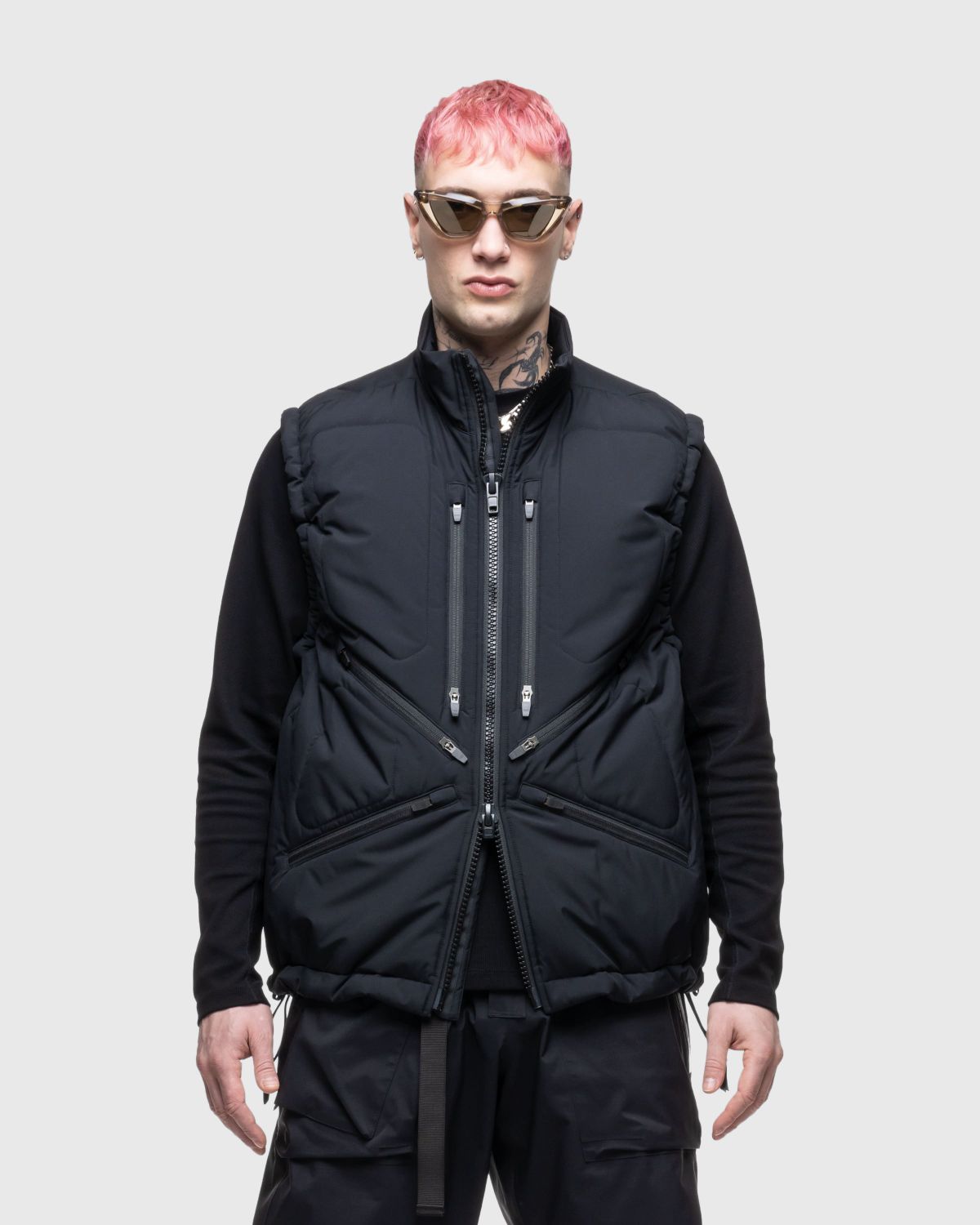 ACRONYM – V91-WS Windstopper PrimaLoft Modular Liner Vest Black - Outerwear - Black - Image 2
