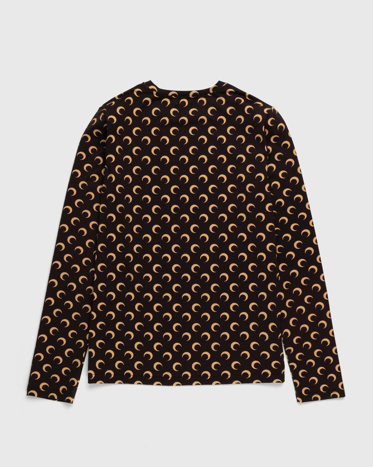 Marine Serre – Large Fit Moon Top Brown - Longsleeves - Brown - Image 5