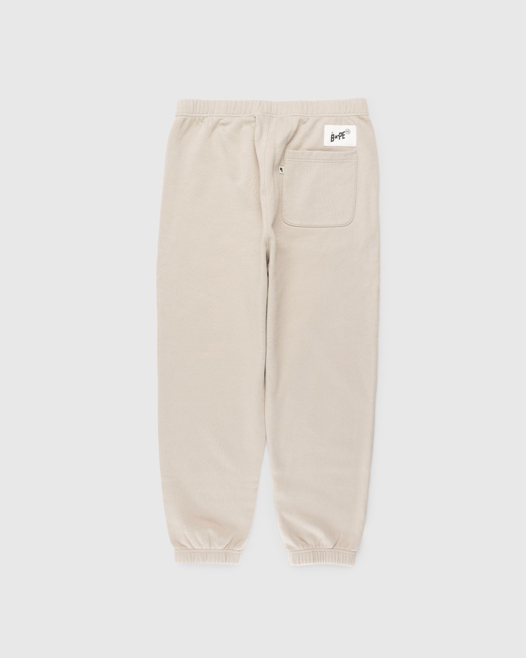 BAPE x Highsnobiety – Heavy Washed Sweat Pants Beige - Pants - Beige - Image 2