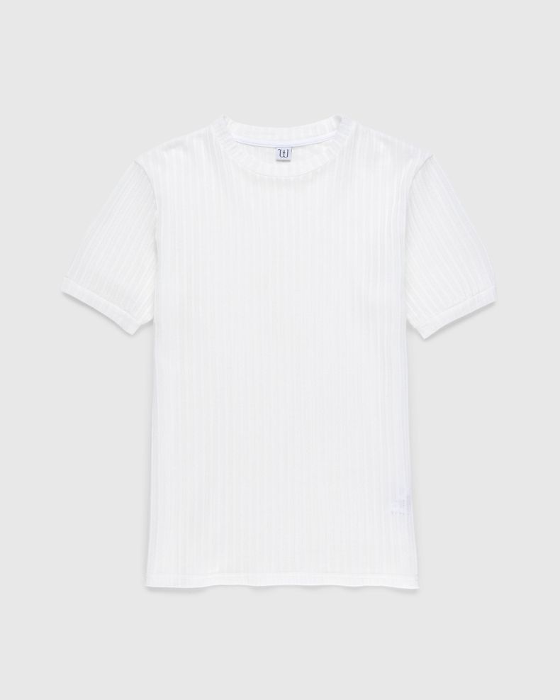 Pinstripe Tee Ivory