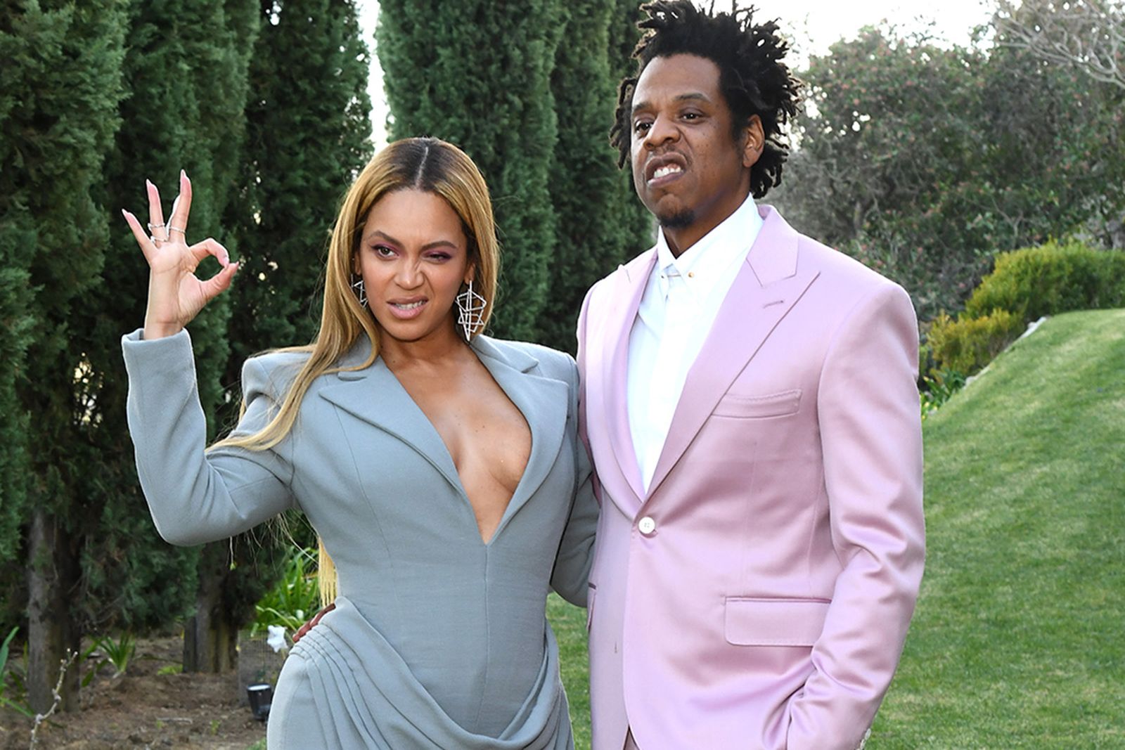 Beyoncé and Jay-Z attend 2020 Roc Nation THE BRUNCH