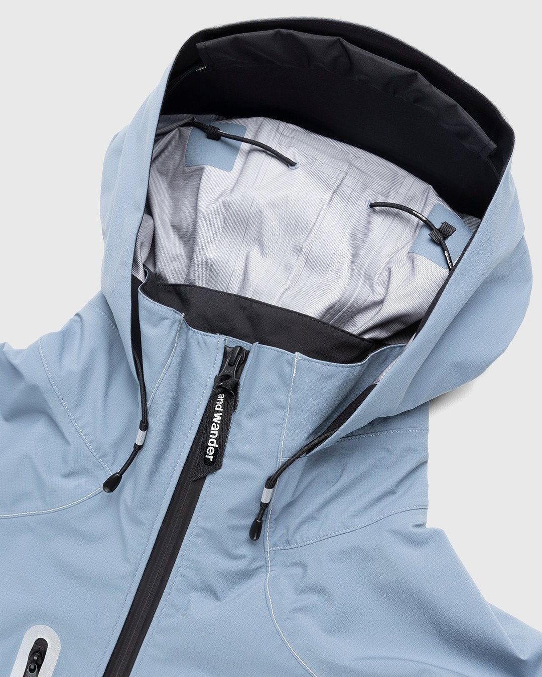 And Wander – Pertex Shield Rain Jacket Blue - Outerwear - Blue - Image 3