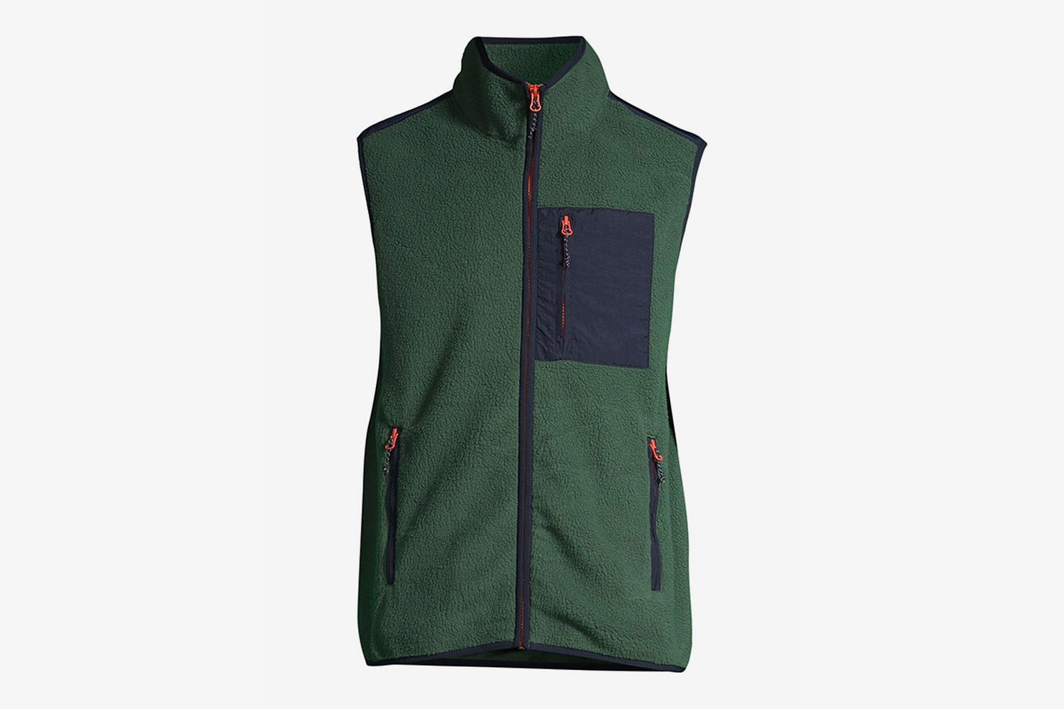 Full Zip Vest with Patch Pocket