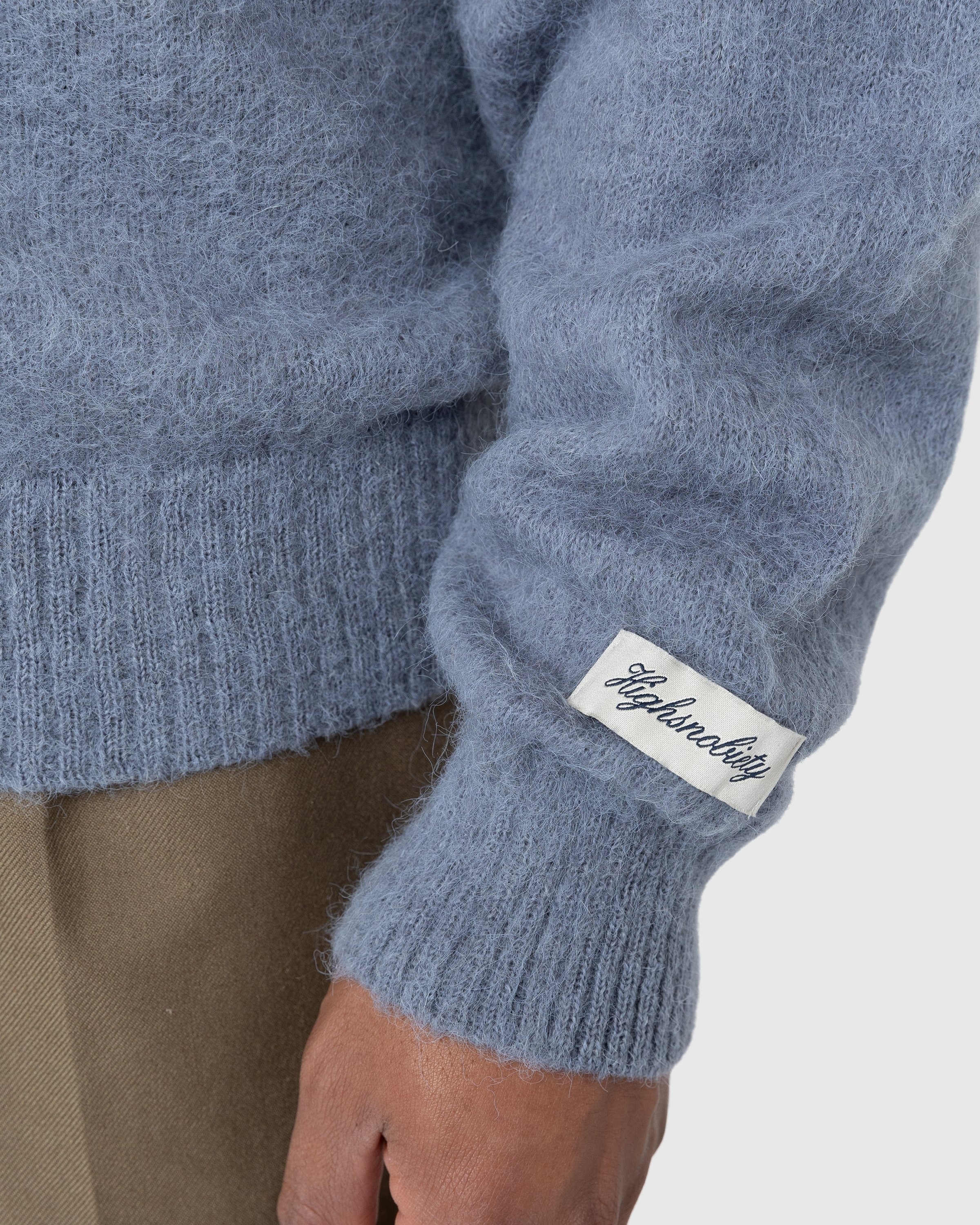 Highsnobiety – Alpaca Cardigan Blue - Knitwear - Blue - Image 5