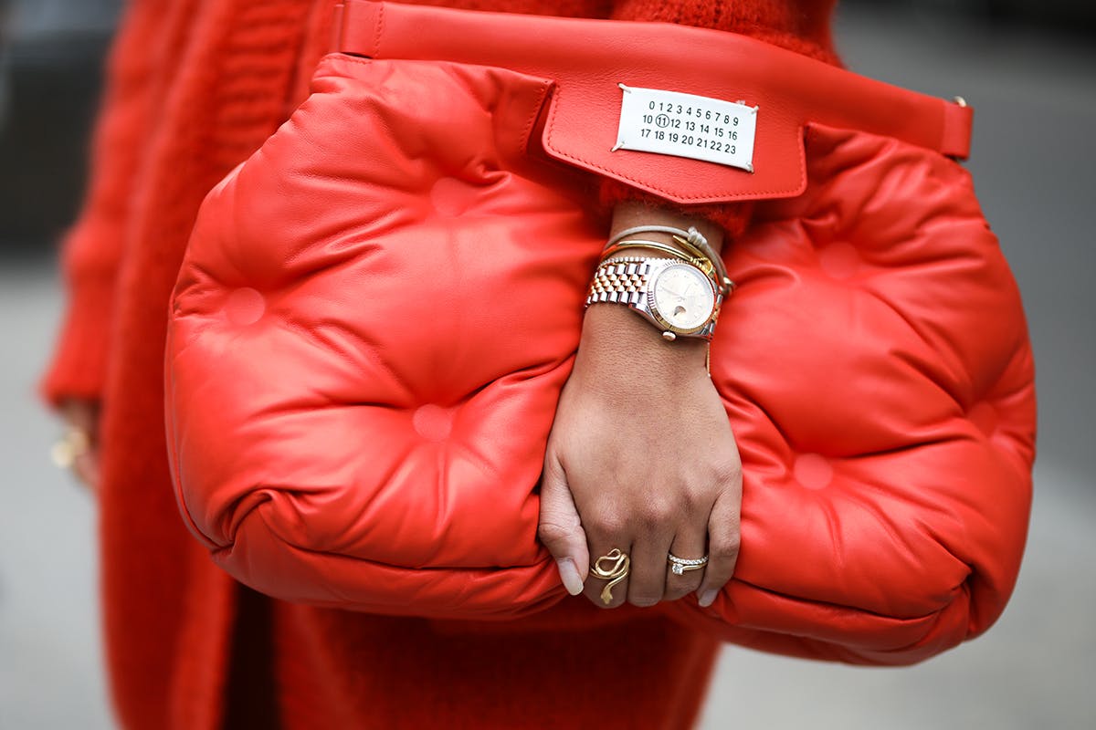 Maison Margiela red bag