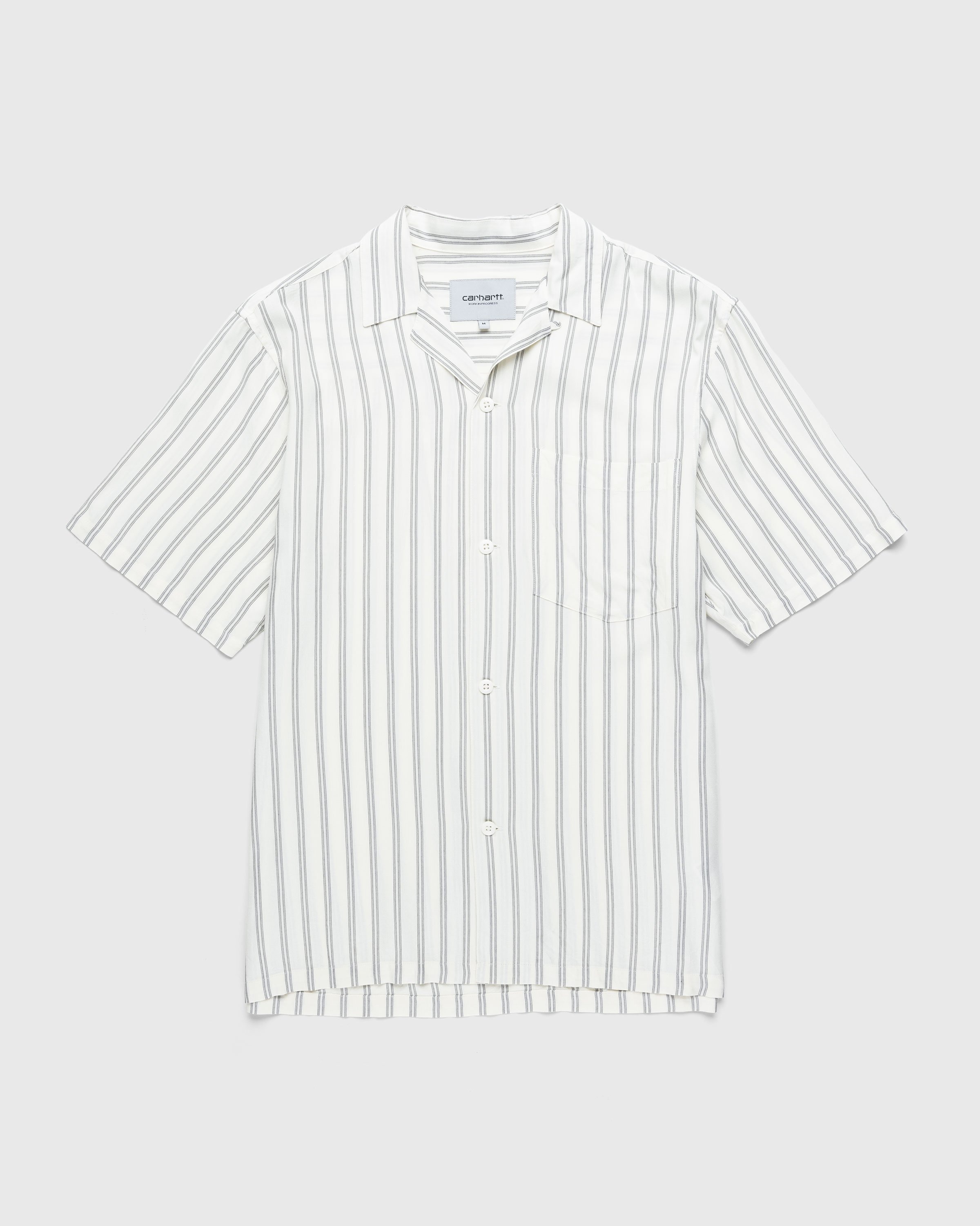Carhartt WIP – Reyes Stripe Shirt Wax - Shirts - Beige - Image 1
