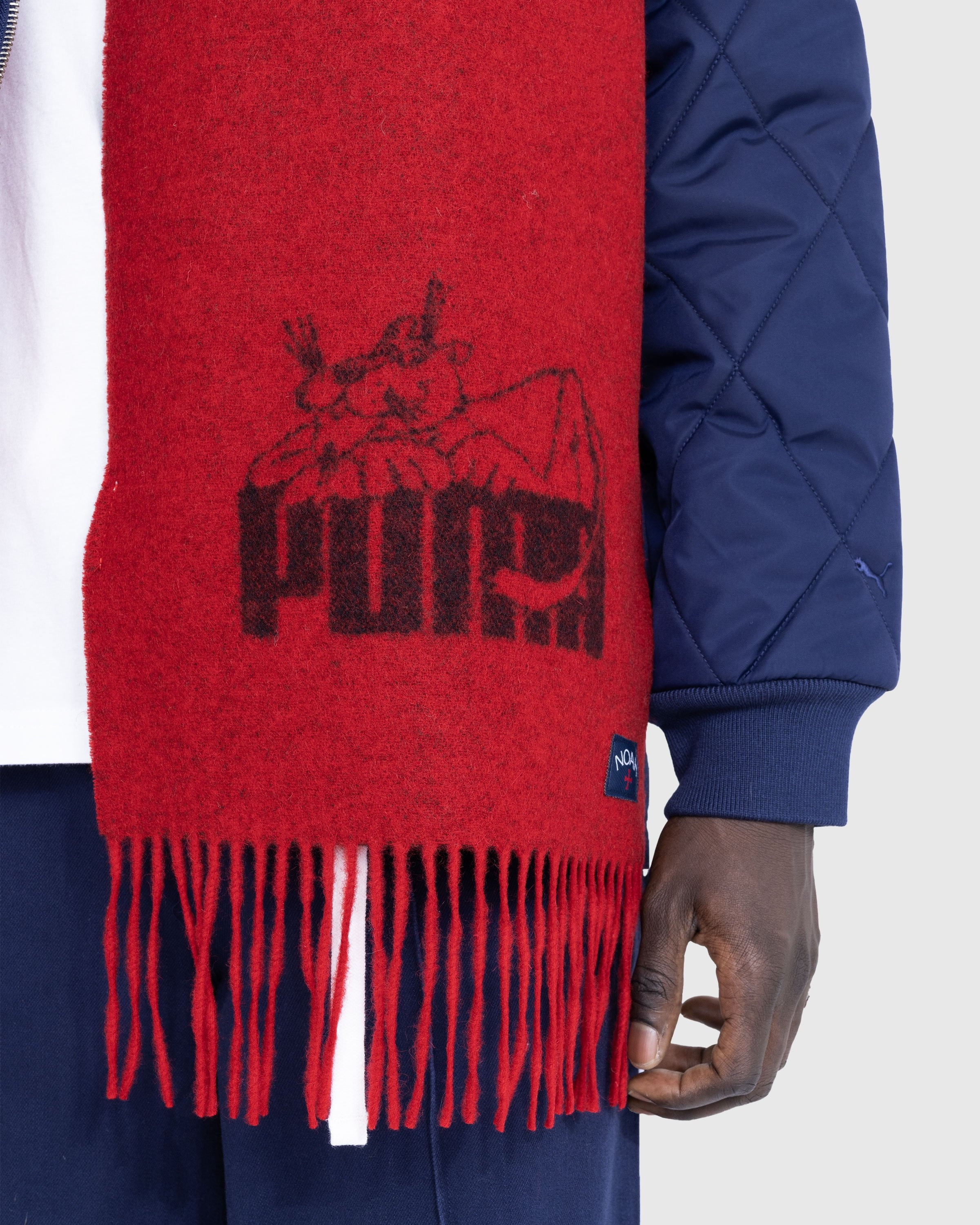 Puma x Noah – Wool Scarf Red | Highsnobiety Shop