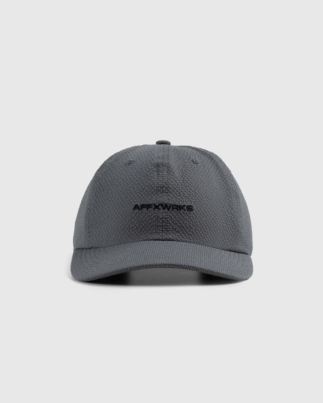 AFFXWRKS – Logo Cap Grey Seersucker - Hats - Grey - Image 2