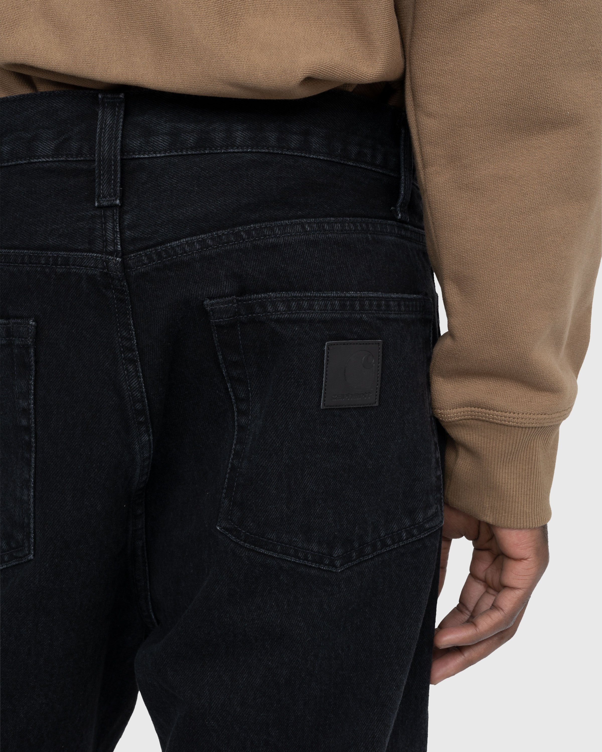 Carhartt WIP – Rider Pant Stonewashed Black - Pants - Black - Image 6