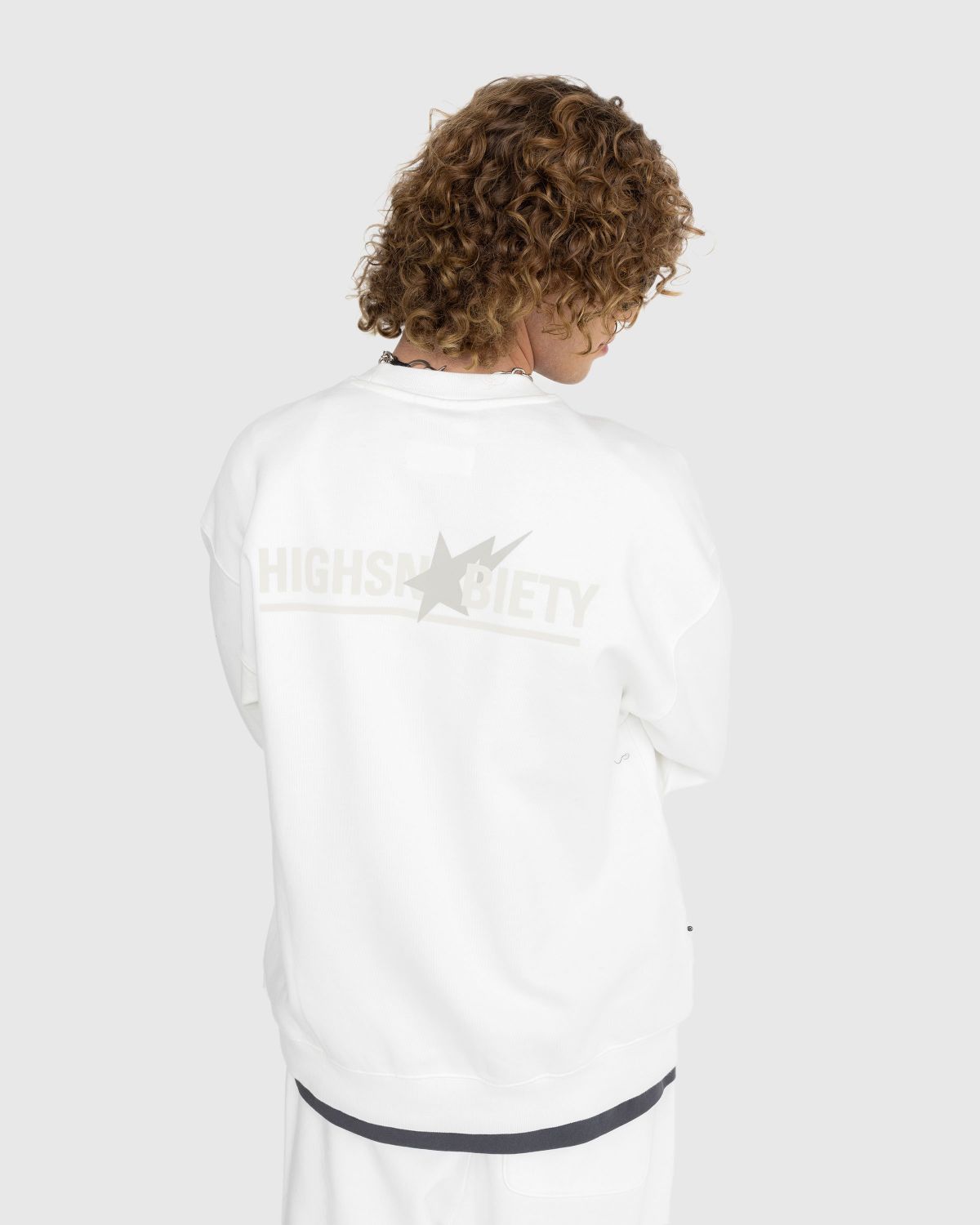 BAPE x Highsnobiety – Heavy Washed Crewneck Ivory - Sweats - Beige - Image 4