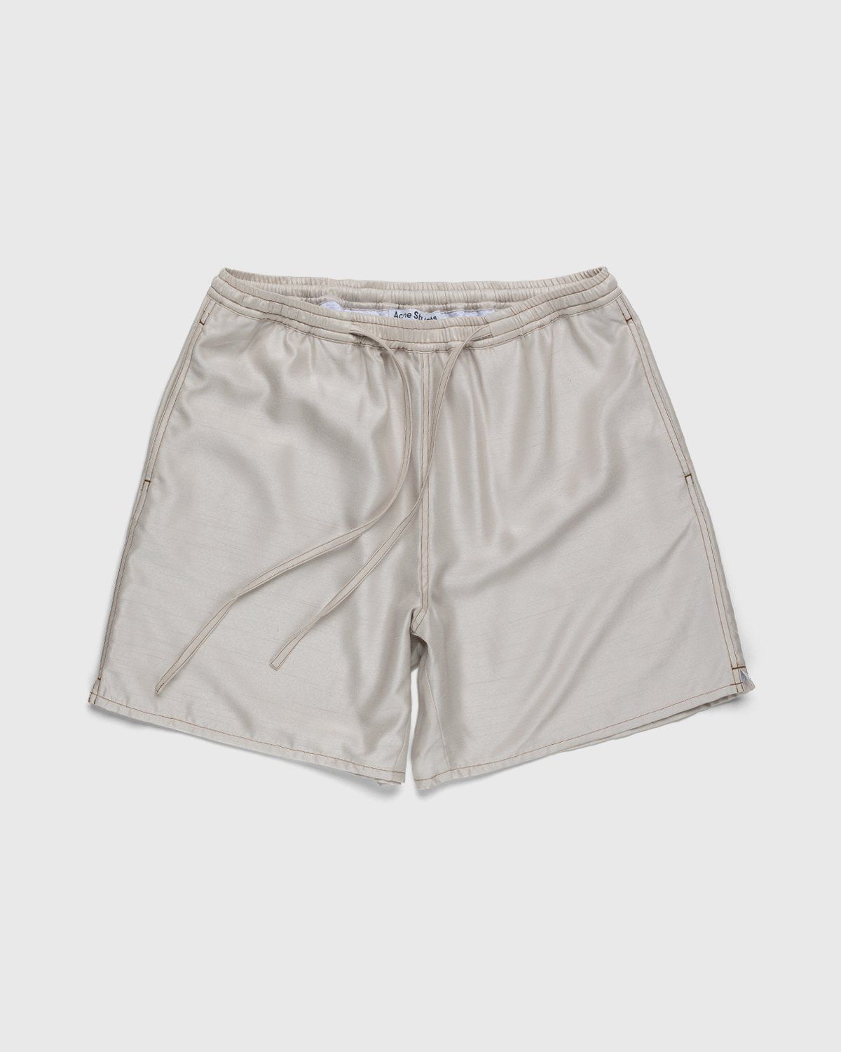 Acne Studios – Drawstring Shorts Light Beige - Shorts - Beige - Image 1