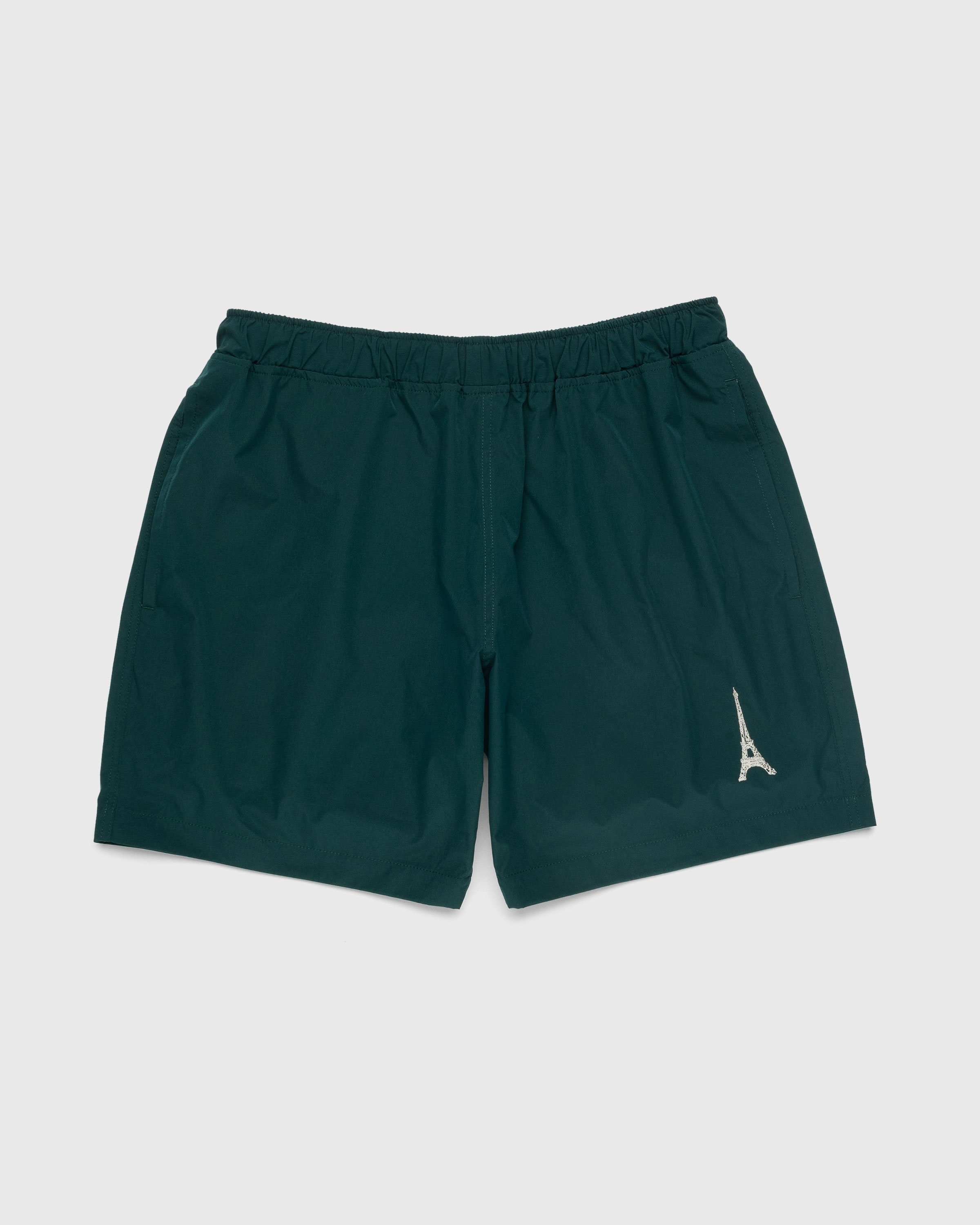 Highsnobiety – Not in Paris 5 Nylon Shorts - Shorts - Green - Image 1