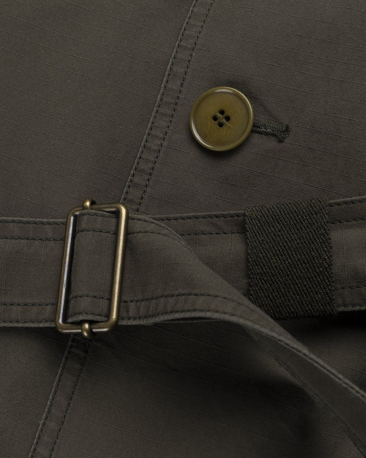 Acne Studios – Trench Coat Dark Olive - Outerwear - Green - Image 7