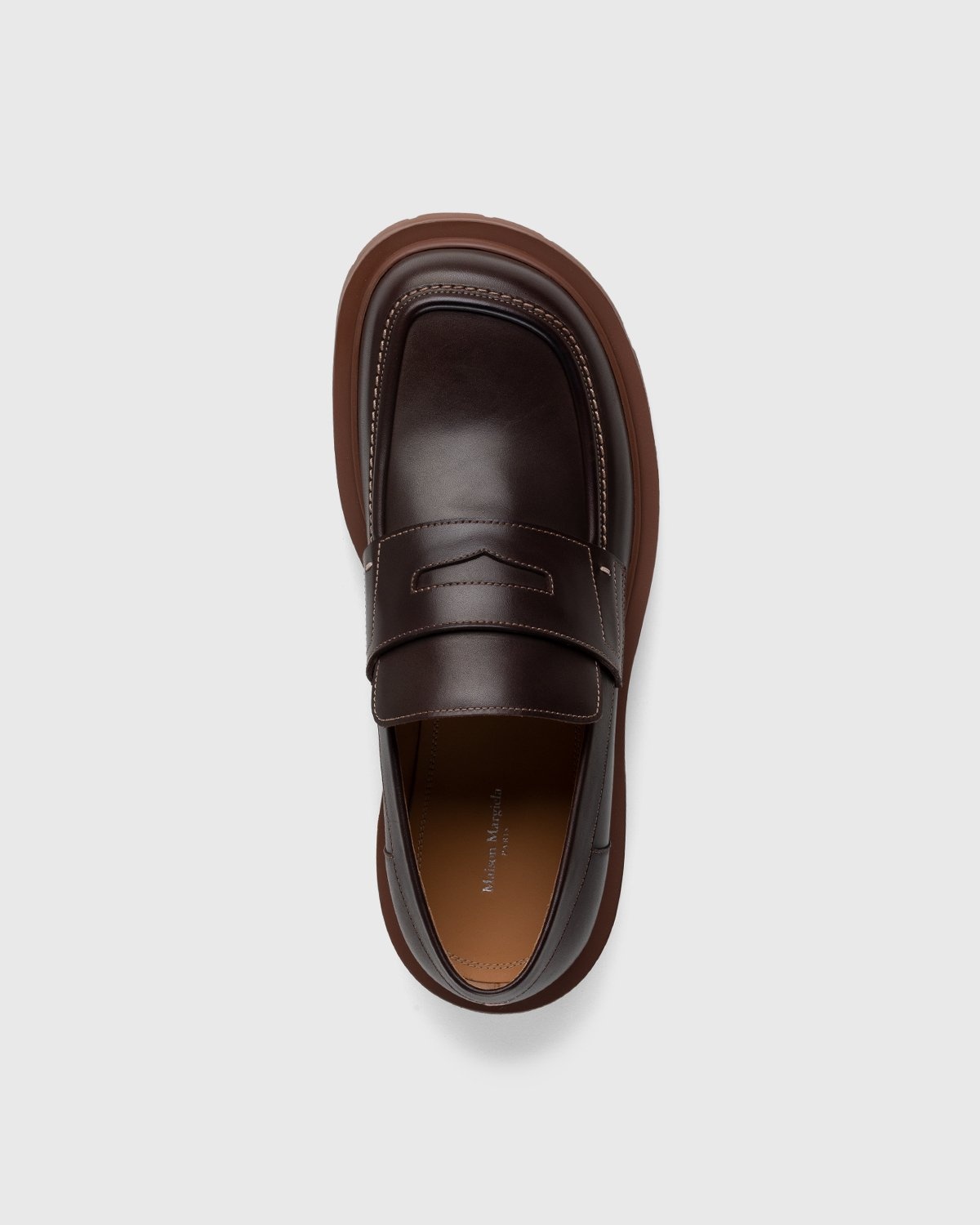 Maison Margiela – Lug Sole Loafers Brown - Shoes - Brown - Image 5