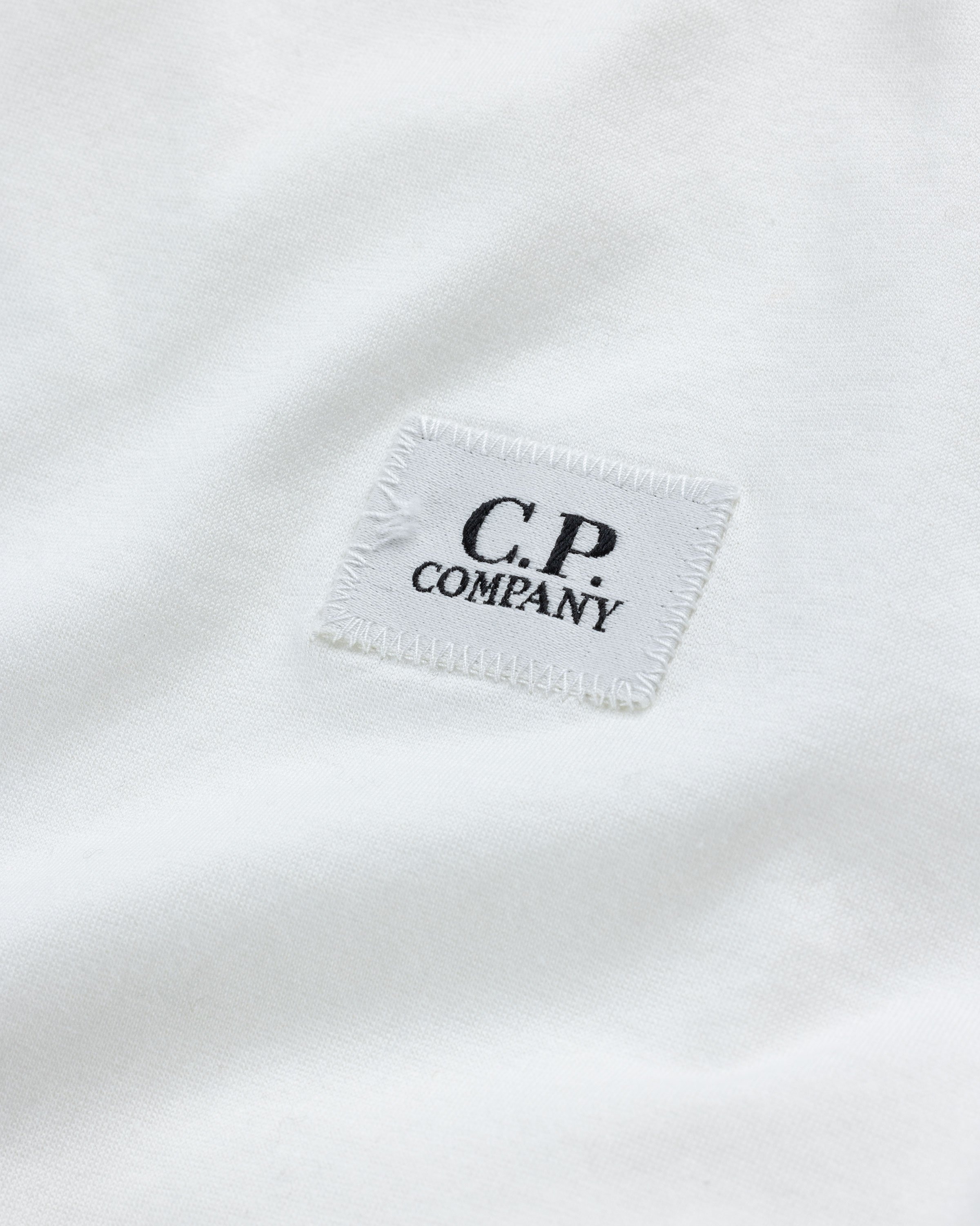 C.P. Company – Logo Patch Long-Sleeve T-Shirt Gauze White