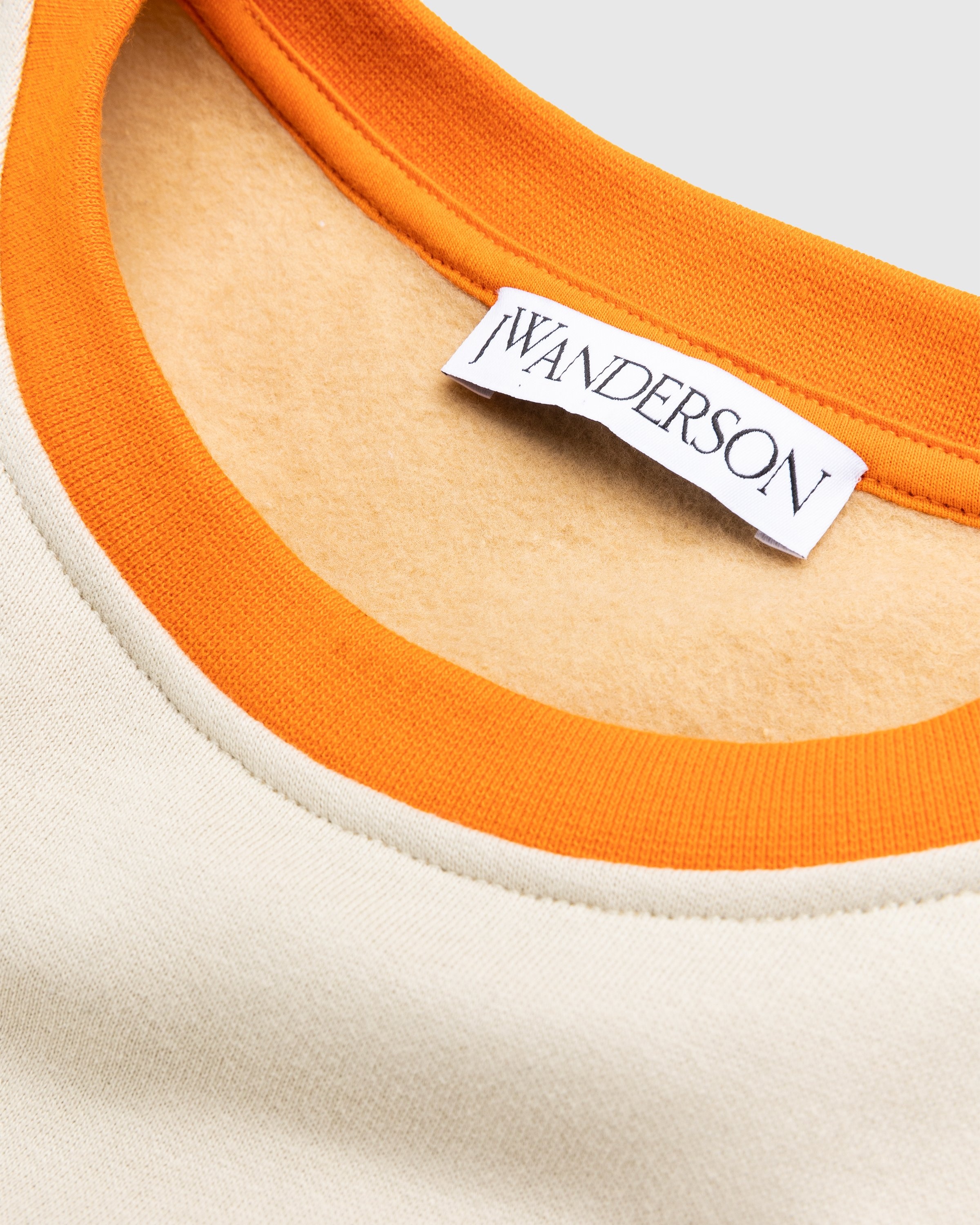 J.W. Anderson – Color Block Sweatshirt Beige - Knitwear - Beige - Image 6