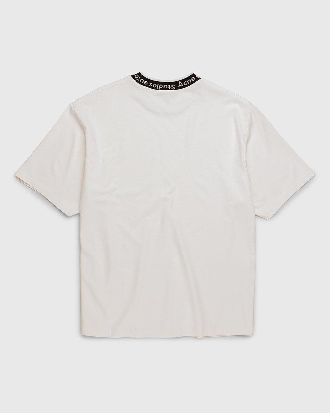 Acne Studios – Logo T-Shirt White - T-Shirts - White - Image 2