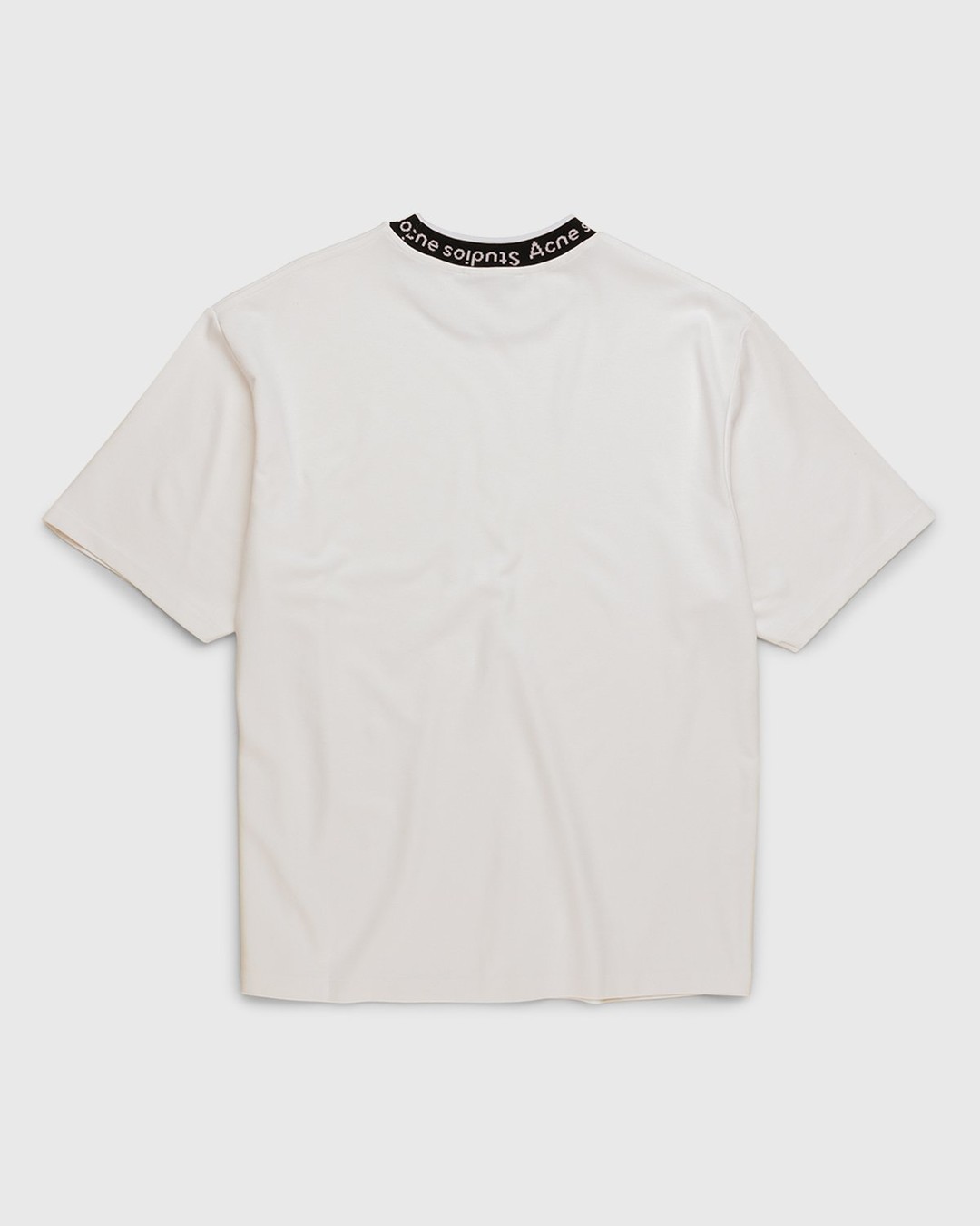 Acne Studios – Logo T-Shirt White - T-shirts - White - Image 2