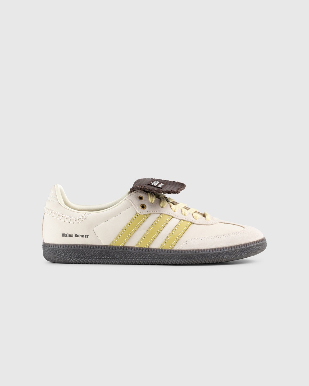 Adidas x Wales Bonner – Samba Nubuck Ecru Tint/Almost Yellow/Dark Brown - Sneakers - Beige - Image 1