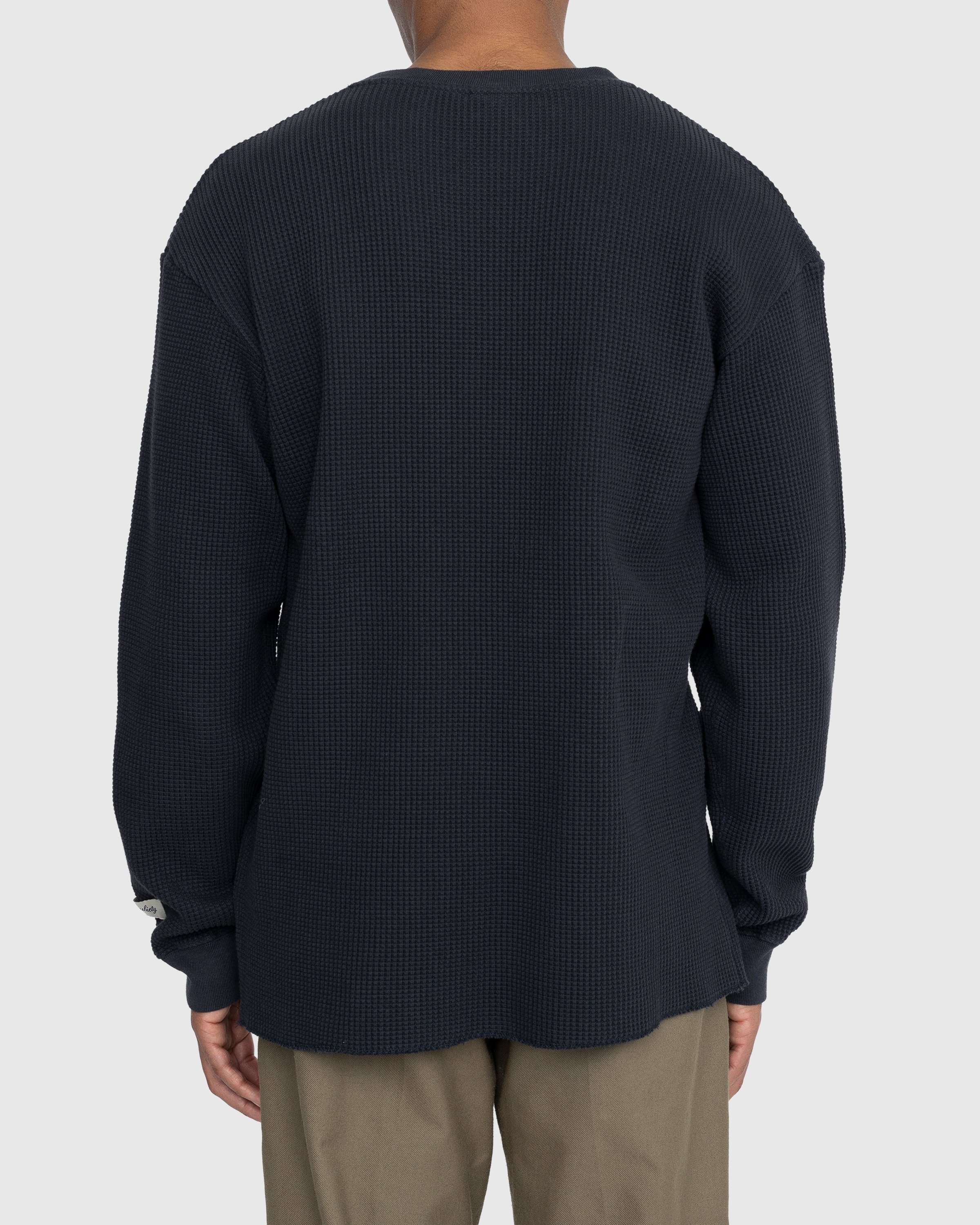 Highsnobiety – Thermal Crew Black - Sweats - Black - Image 4