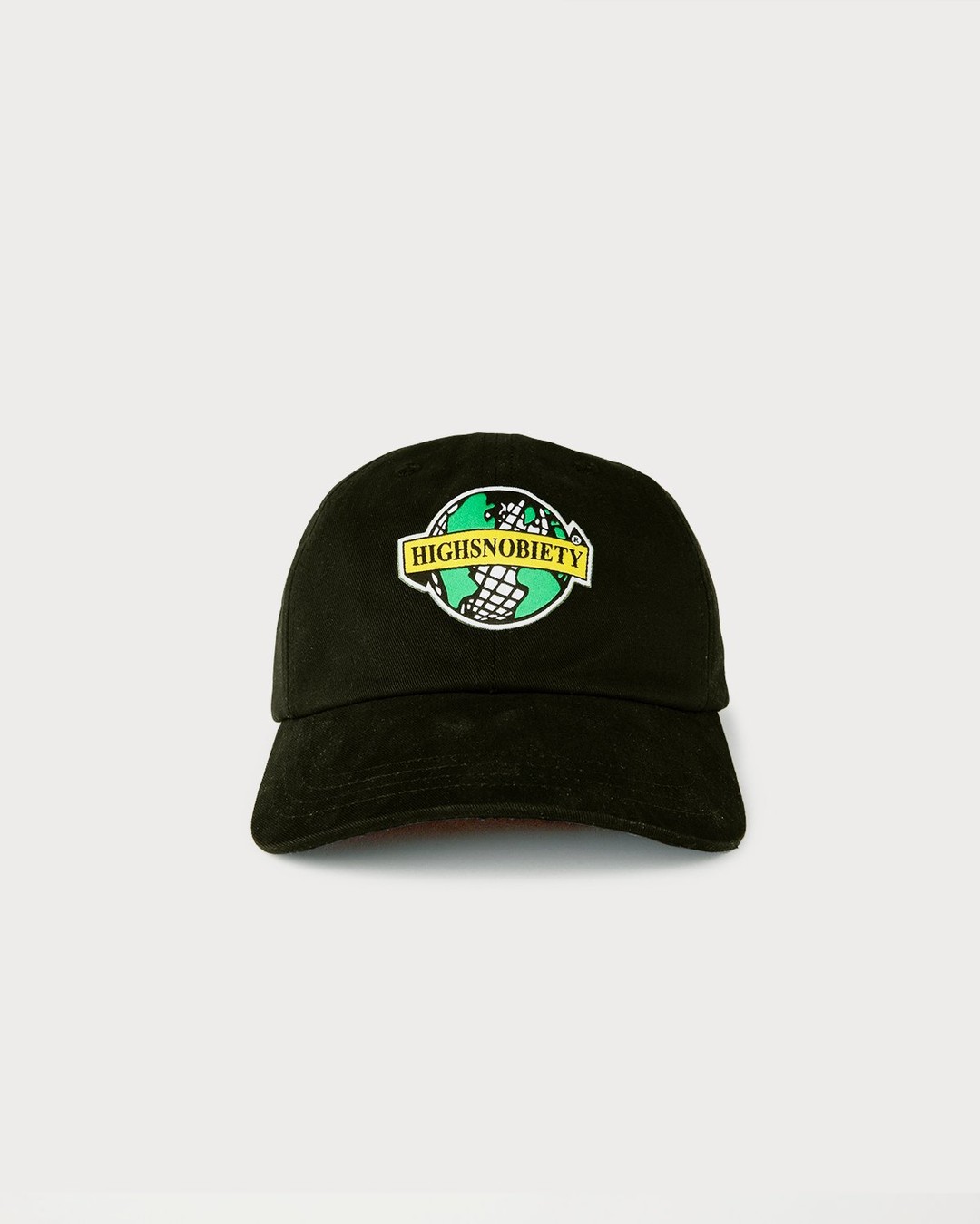 Highsnobiety – L'as du fallafel Logo Cap Black - Hats - Black - Image 1